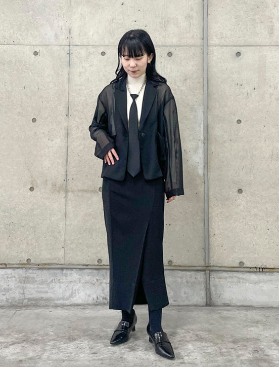 Wrap Skirt / BLACK / 160cm