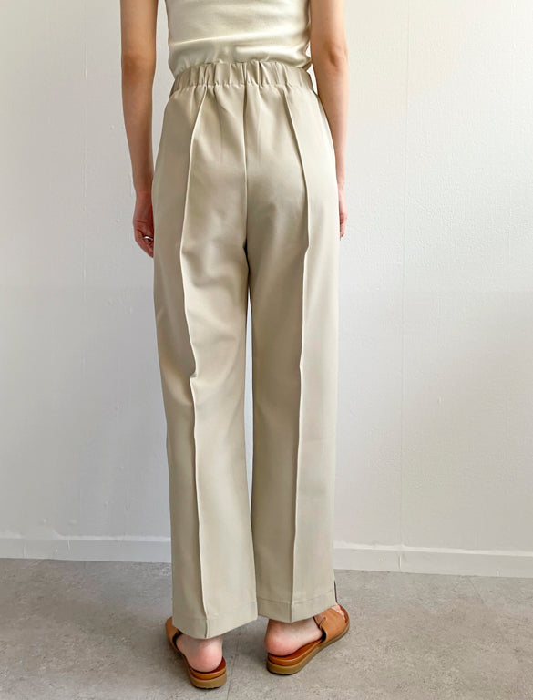 Center Crease Color Pants /  BEIGE / 166cm