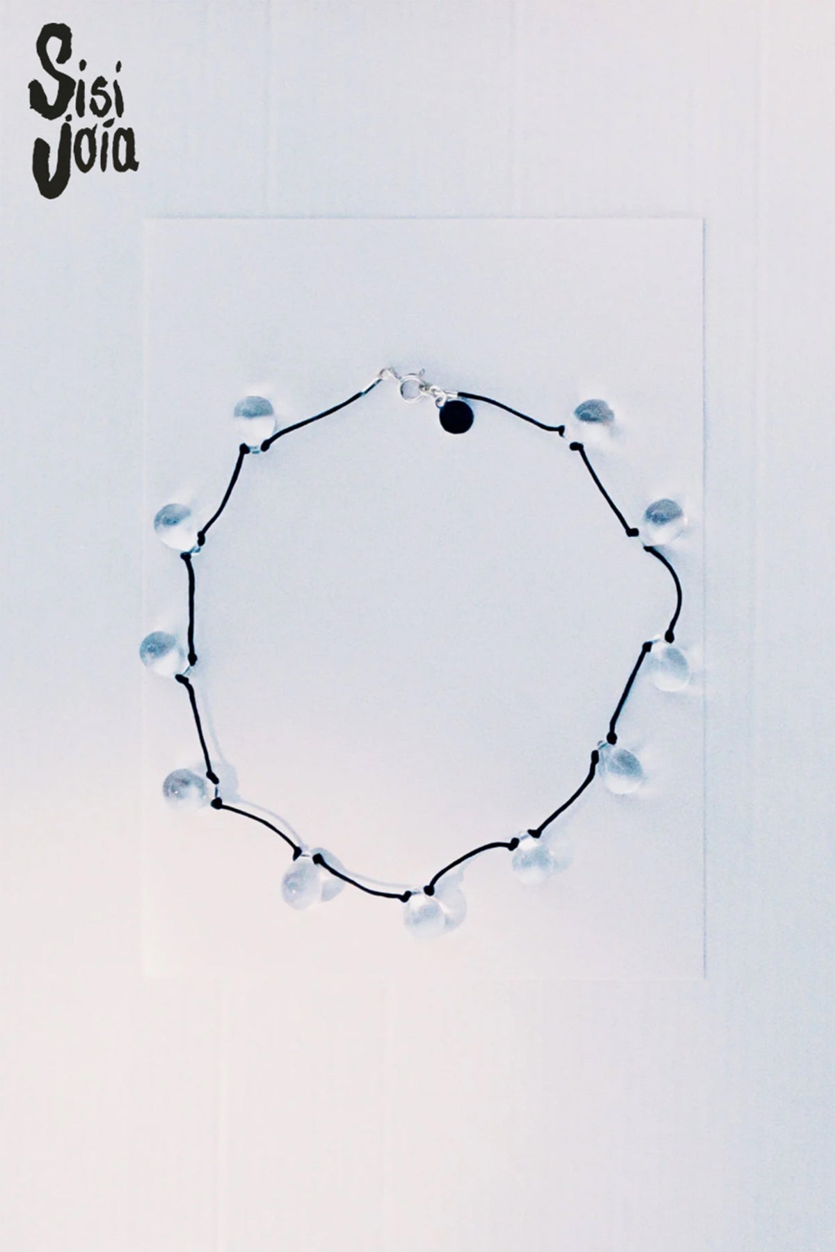 NOUE necklace  Frost / Black