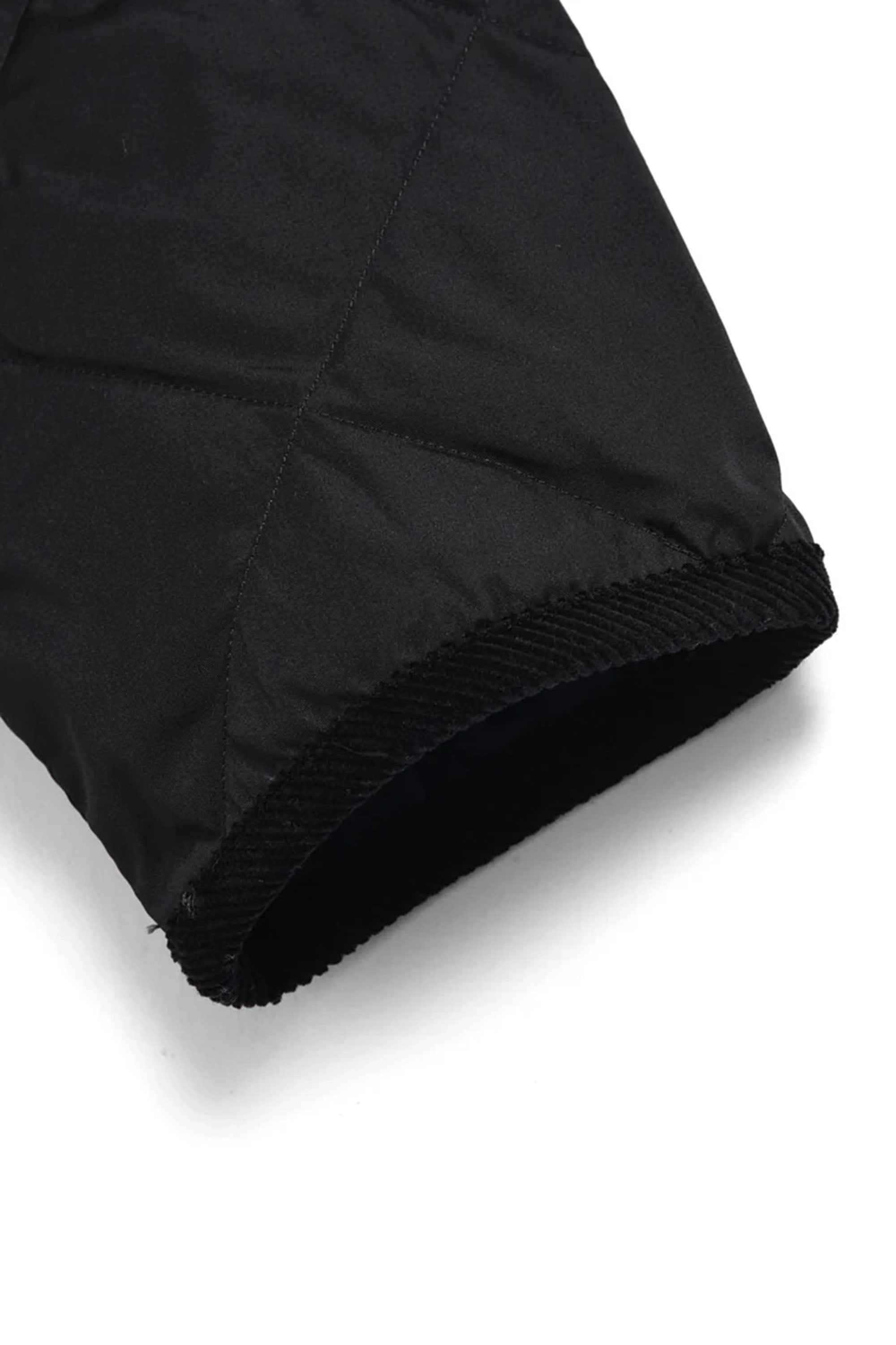 CITY "PIPING COLLAR" DOWN CARDIGAN