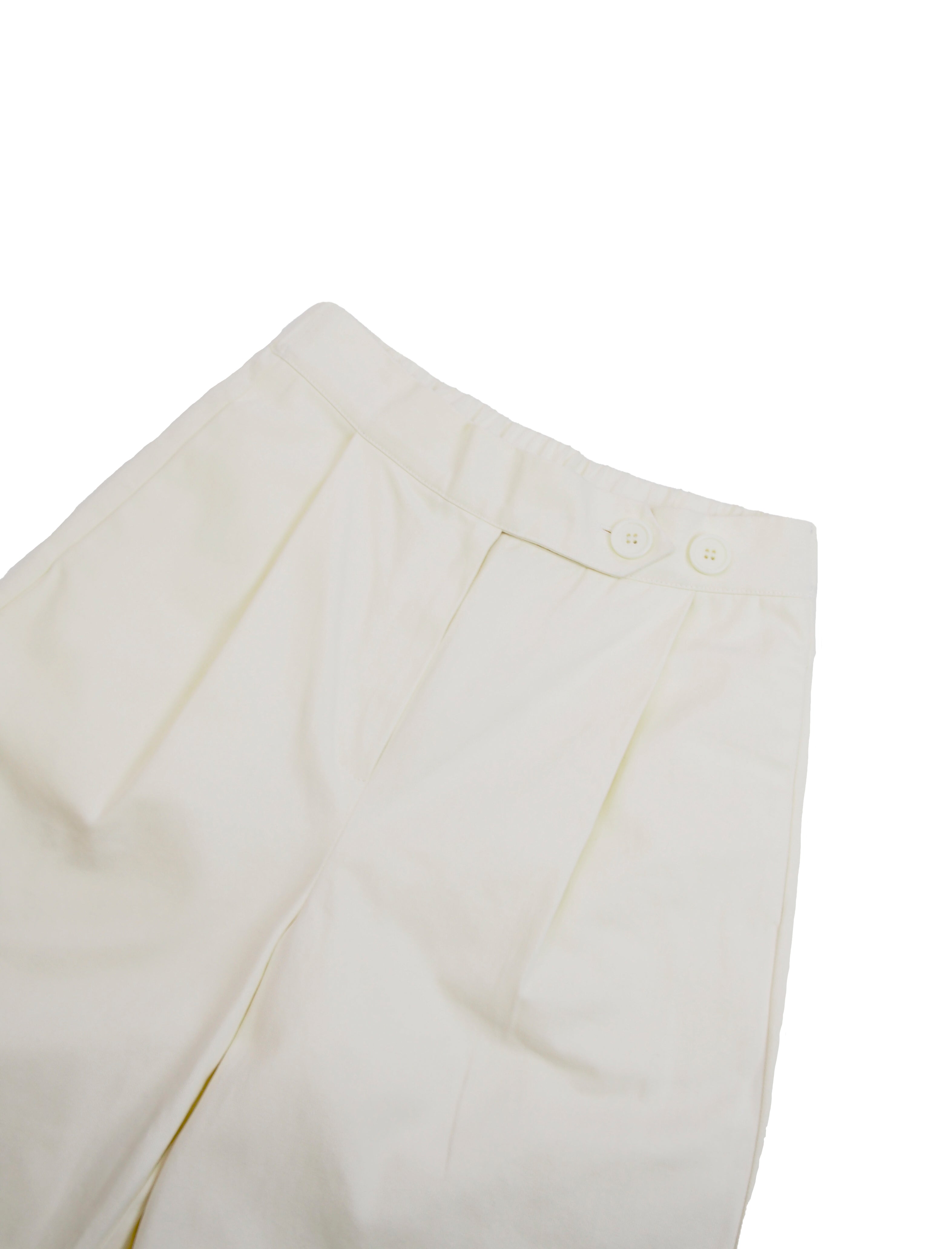 Zip Pants / WHITE