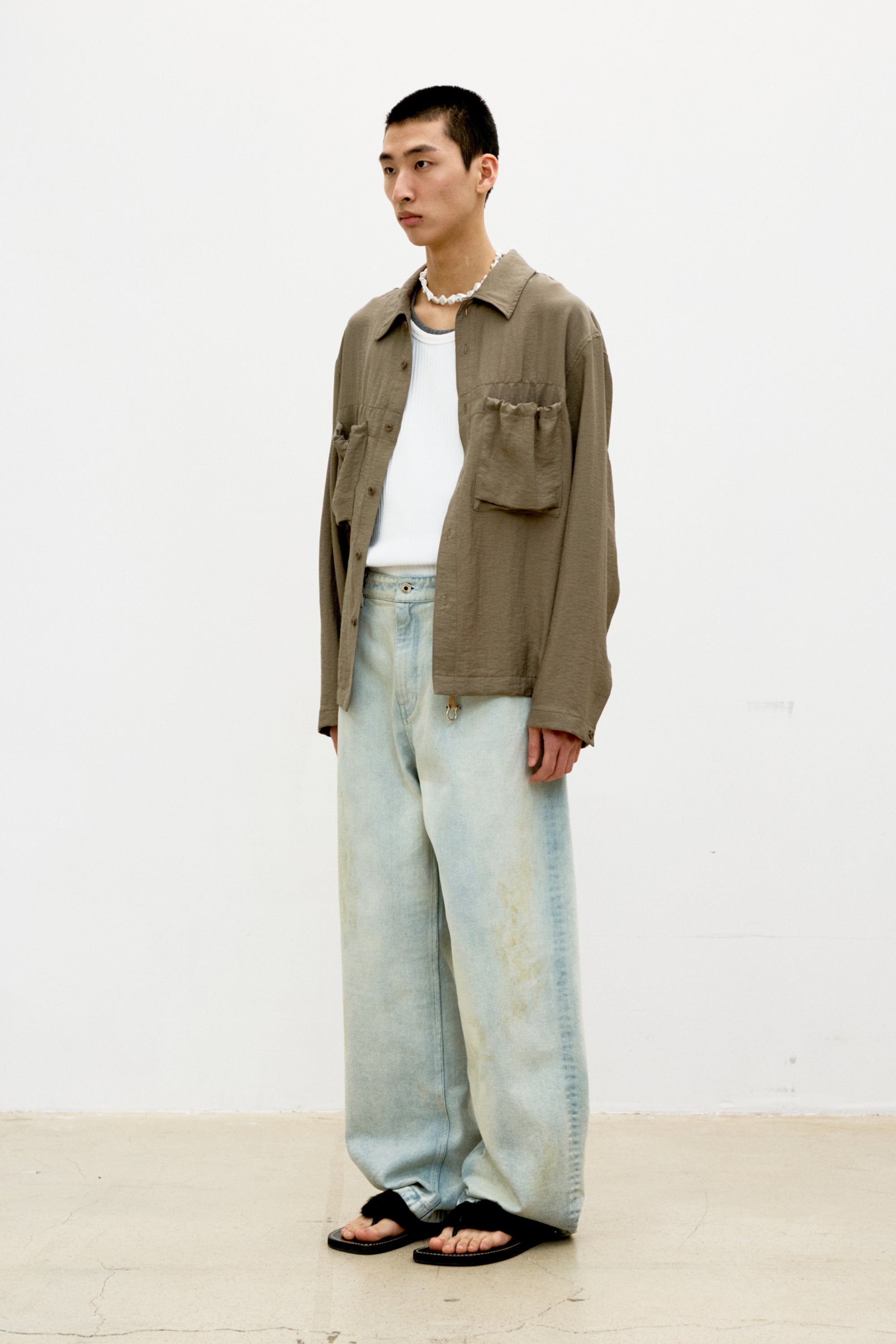 BDU DRAWSTRING RELAXED SHIRT