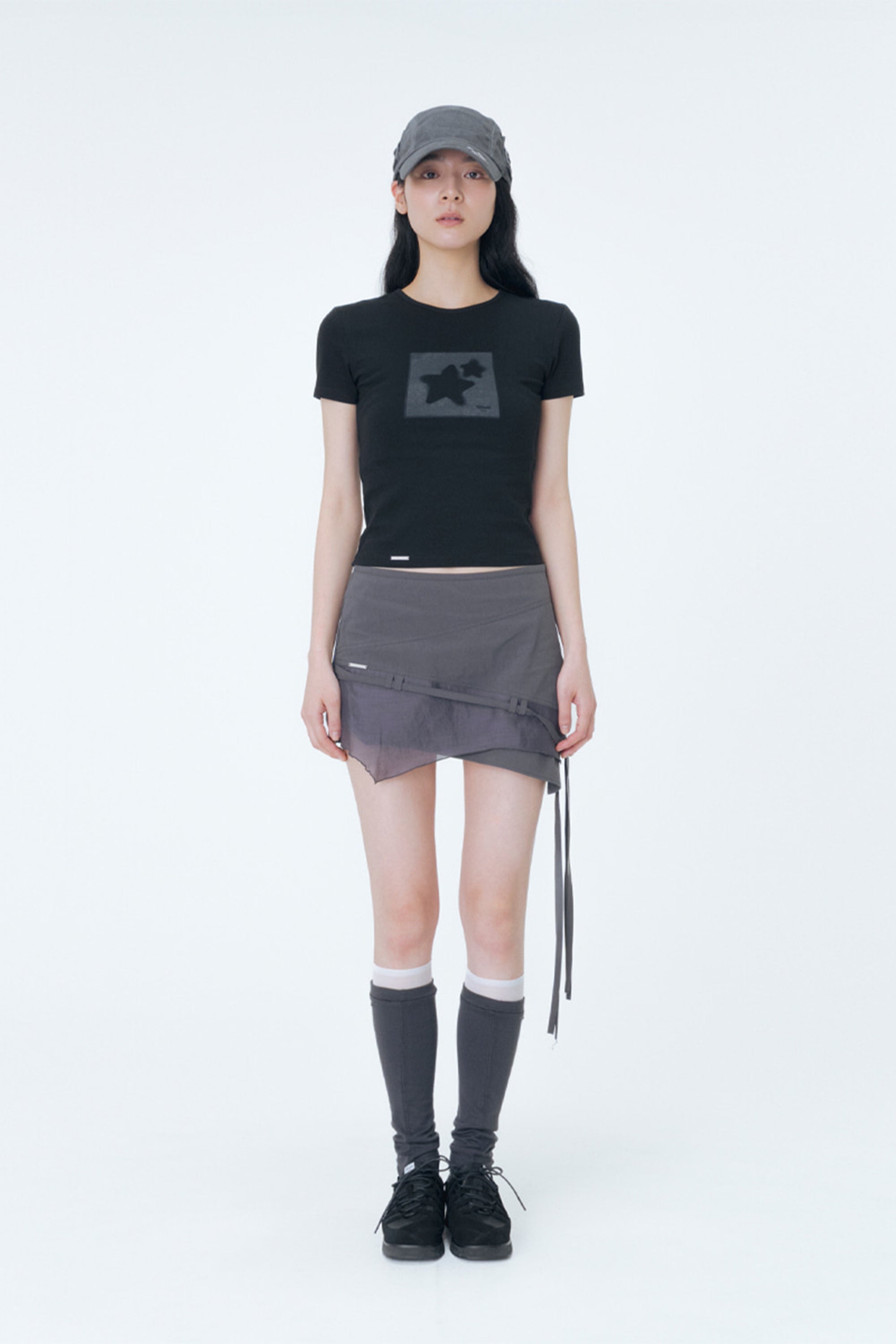 Midnight stars fitted short sleeve