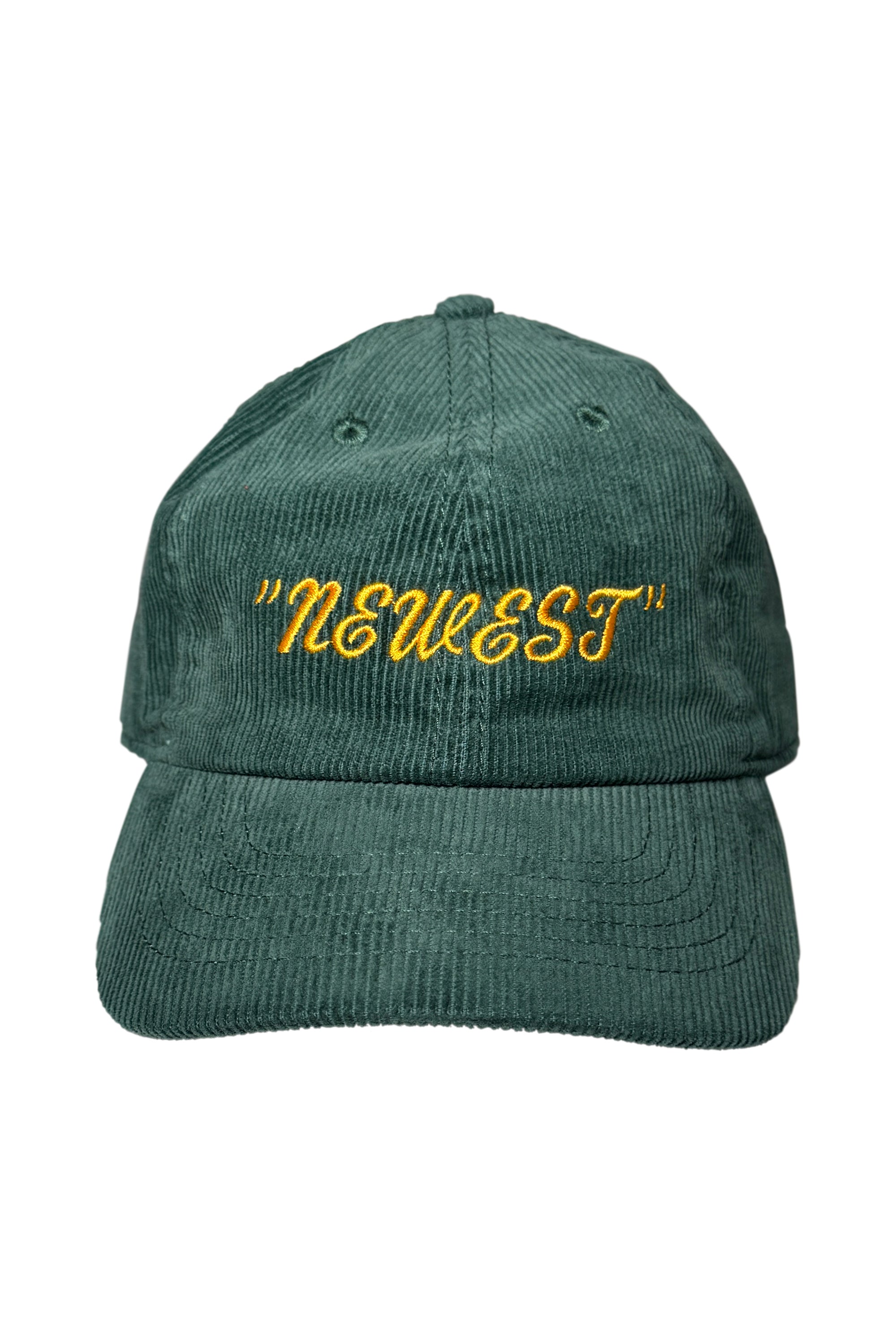 original "NEWEST" embroidery corduroy cap