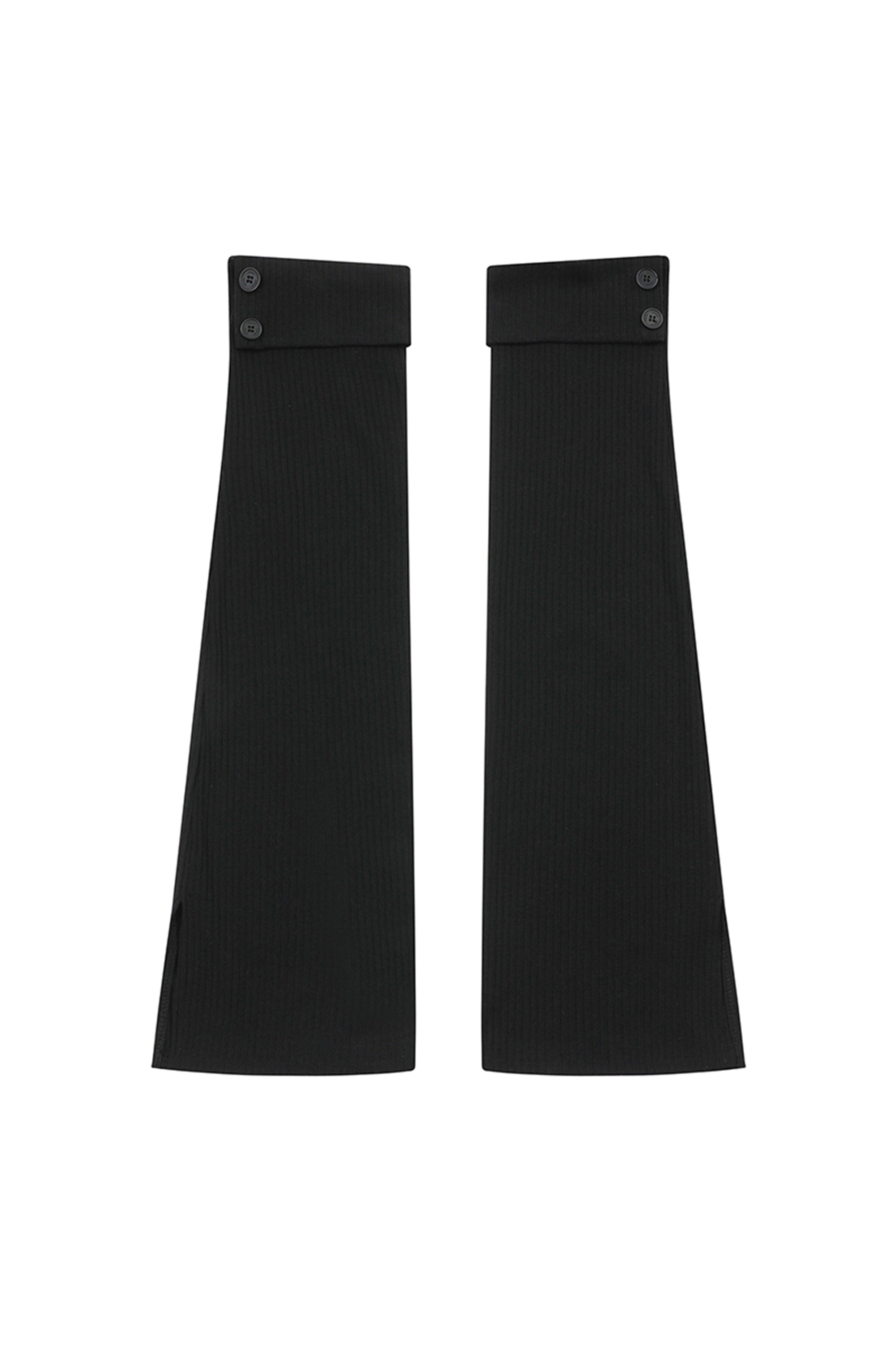 Button slit leg warmer