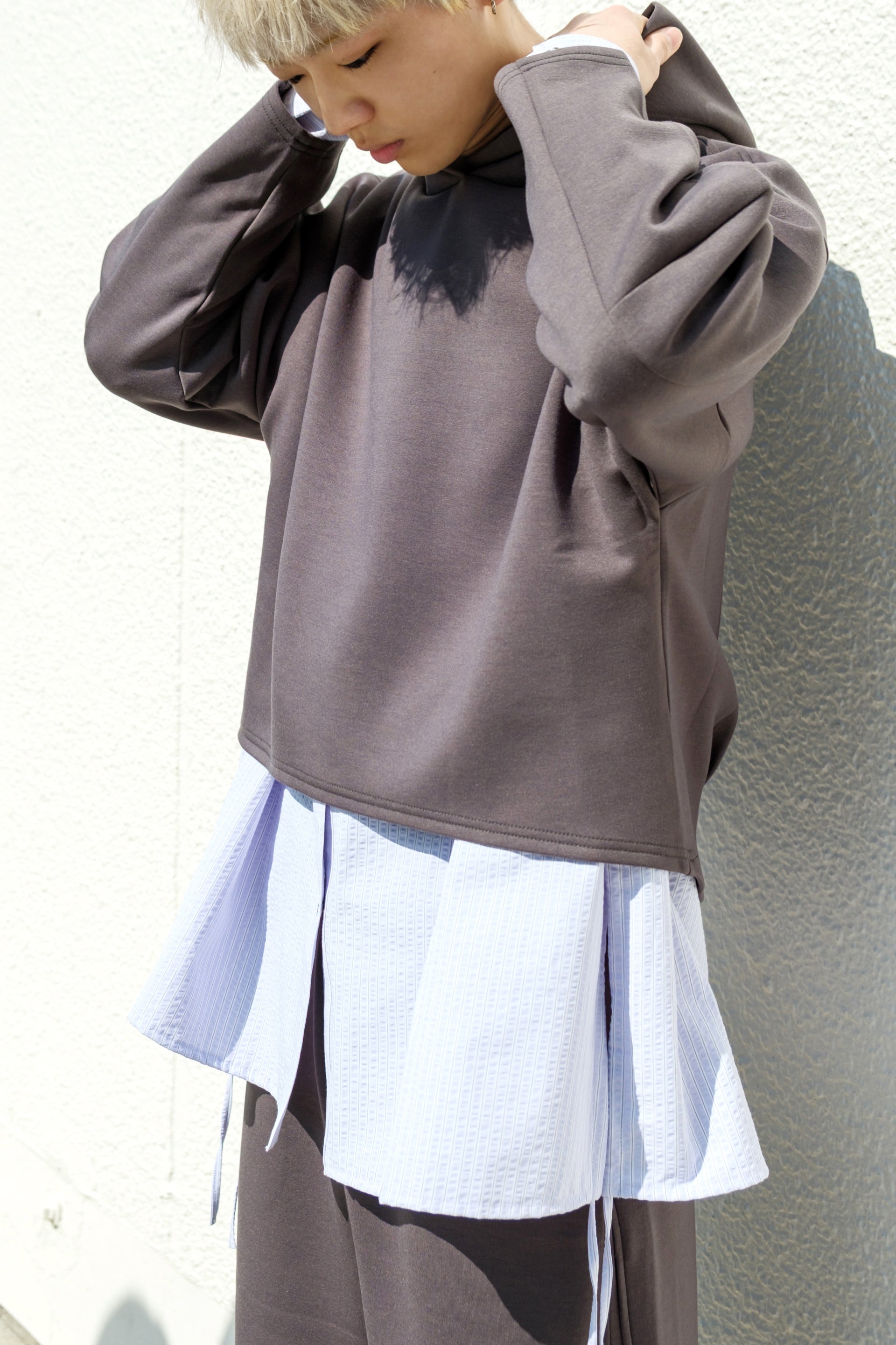 《残り僅か》Stripe Drawstring Shirts