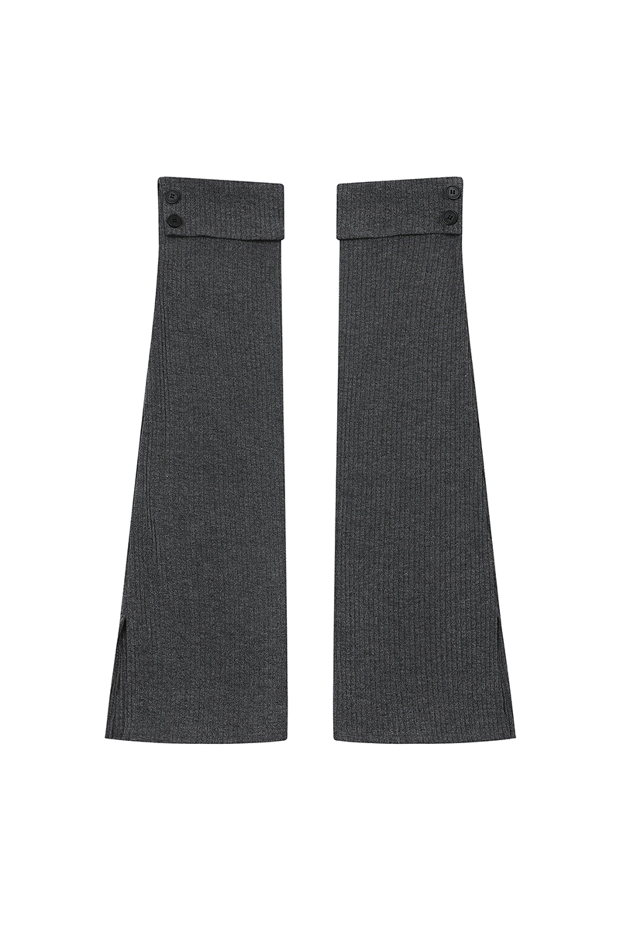 Button slit leg warmer