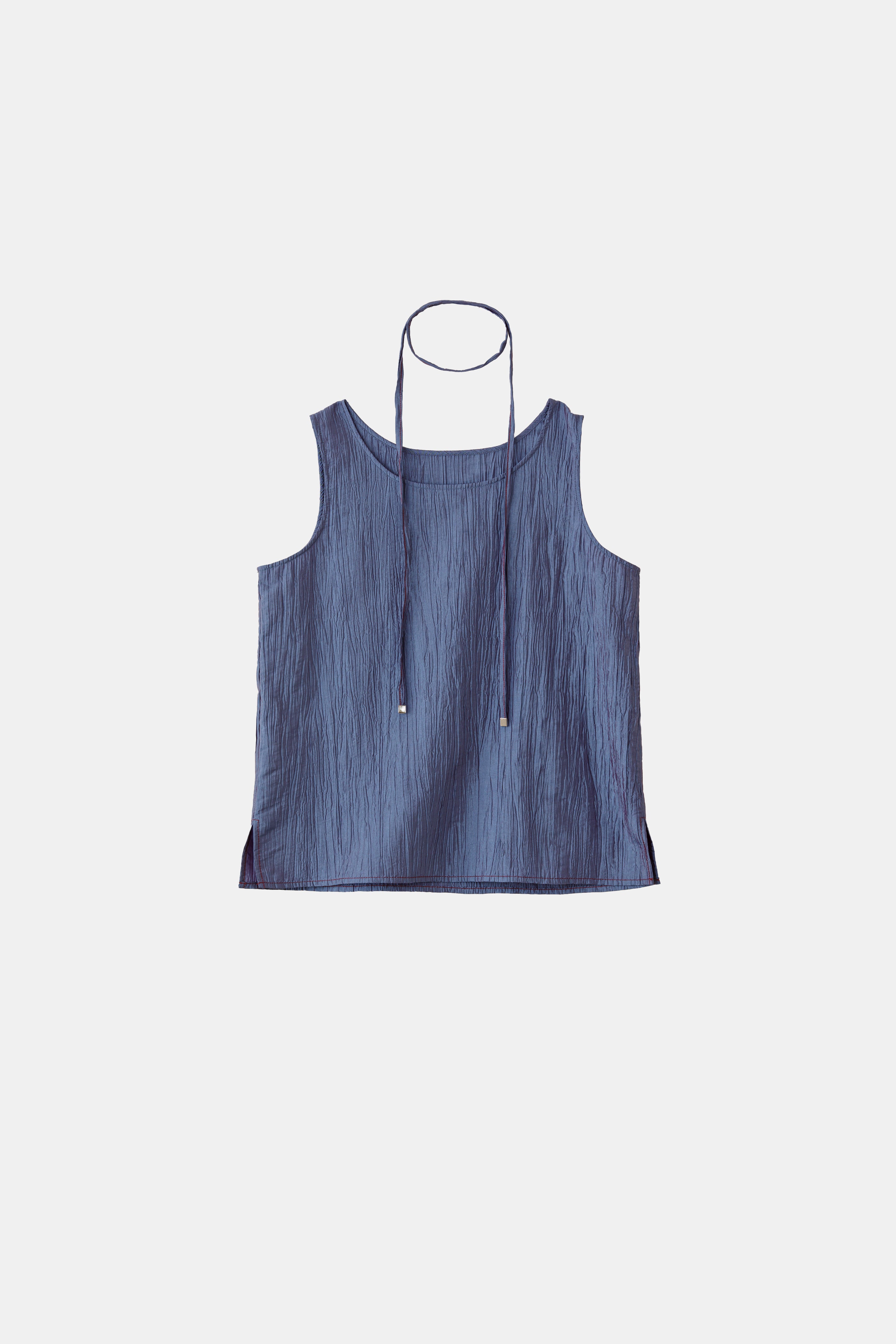 Chambray Stitch Design Tank Top