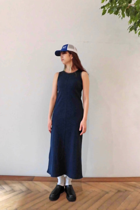 Tulle Docked Rib One Piece