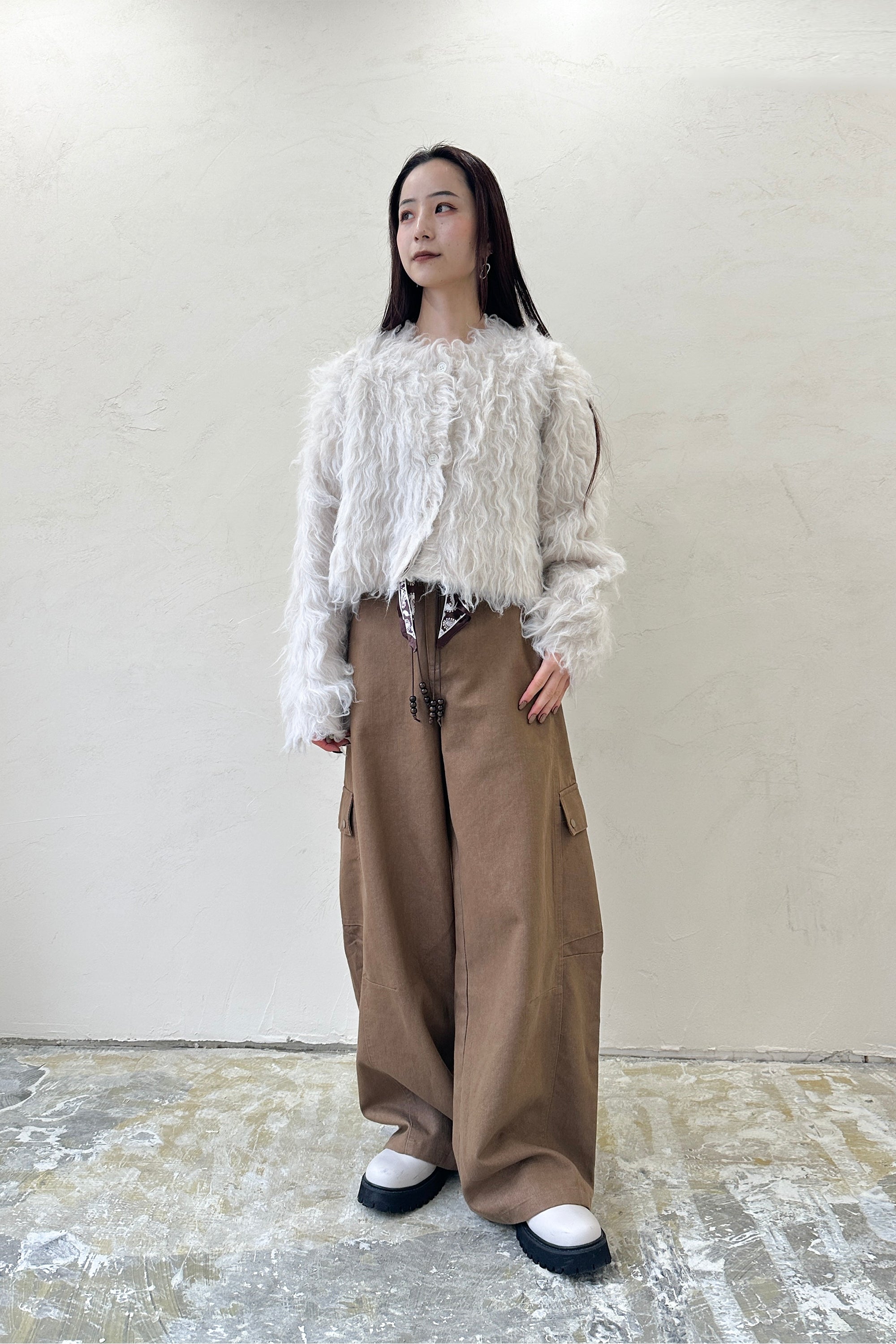 《IMPORT》 Belted Cargo Pants