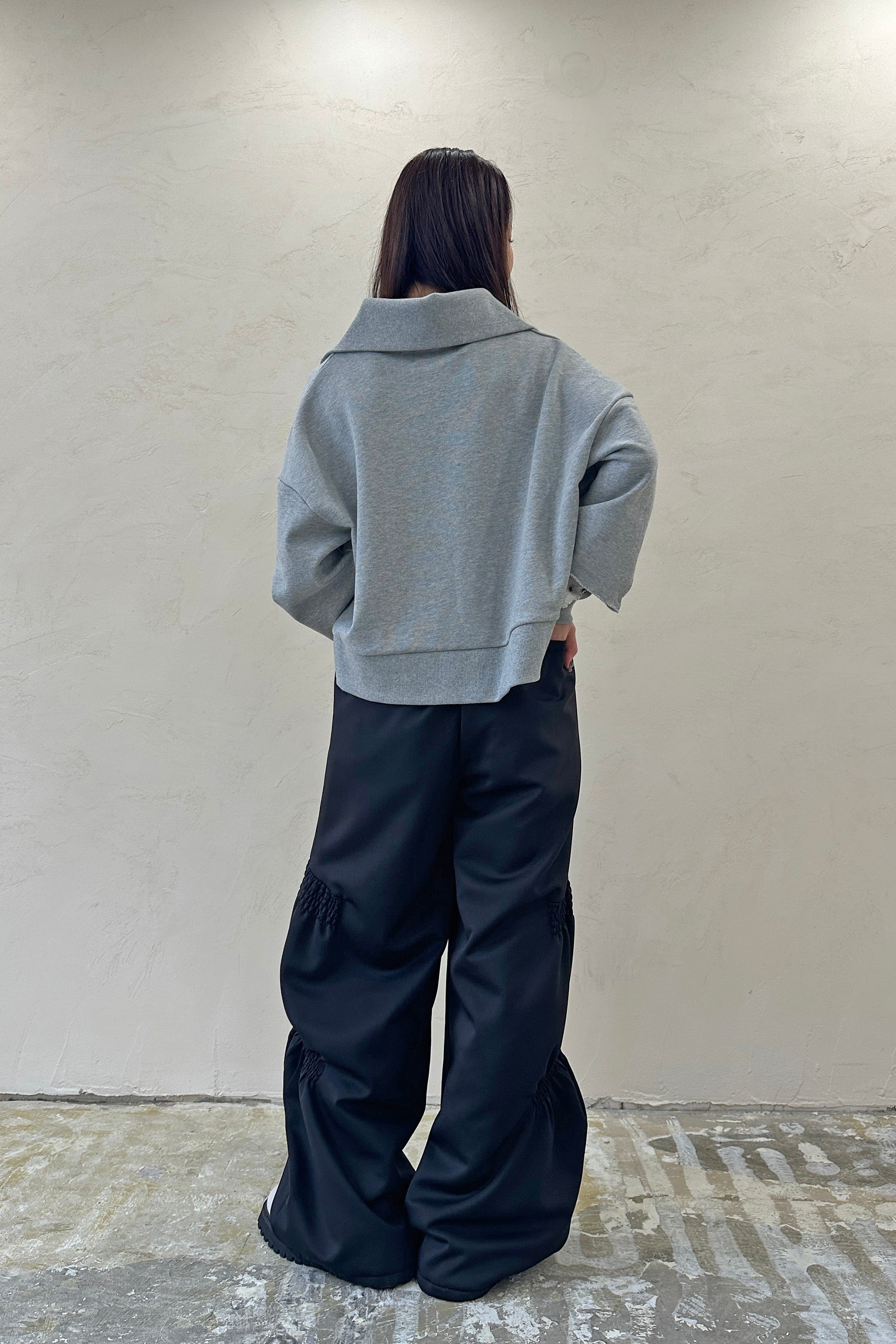 Padded Gathered Pants