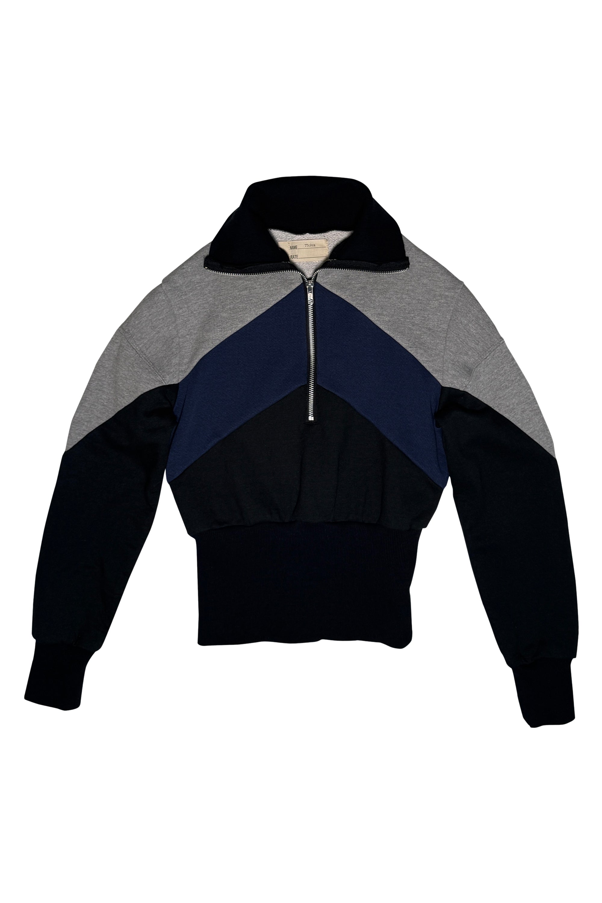 circa make triangle cutback turtle pullover sweat top