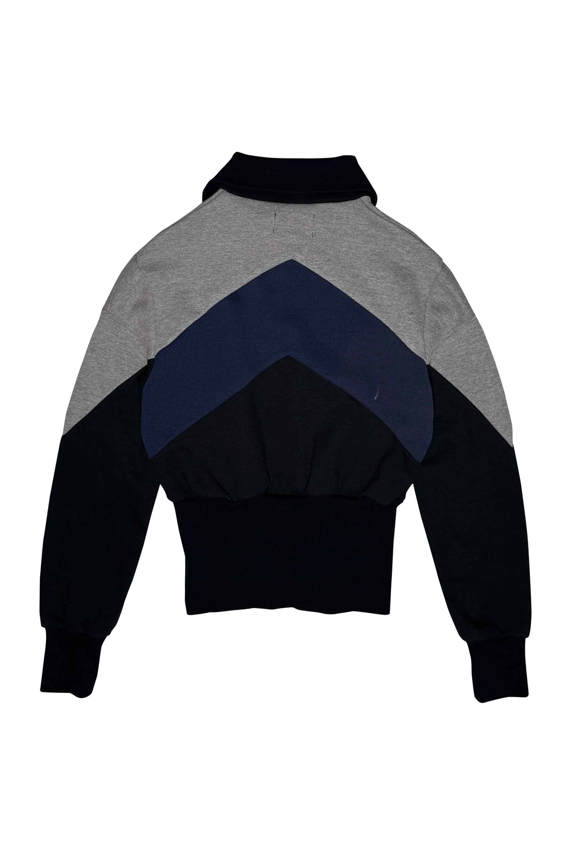 circa make triangle cutback turtle pullover sweat top