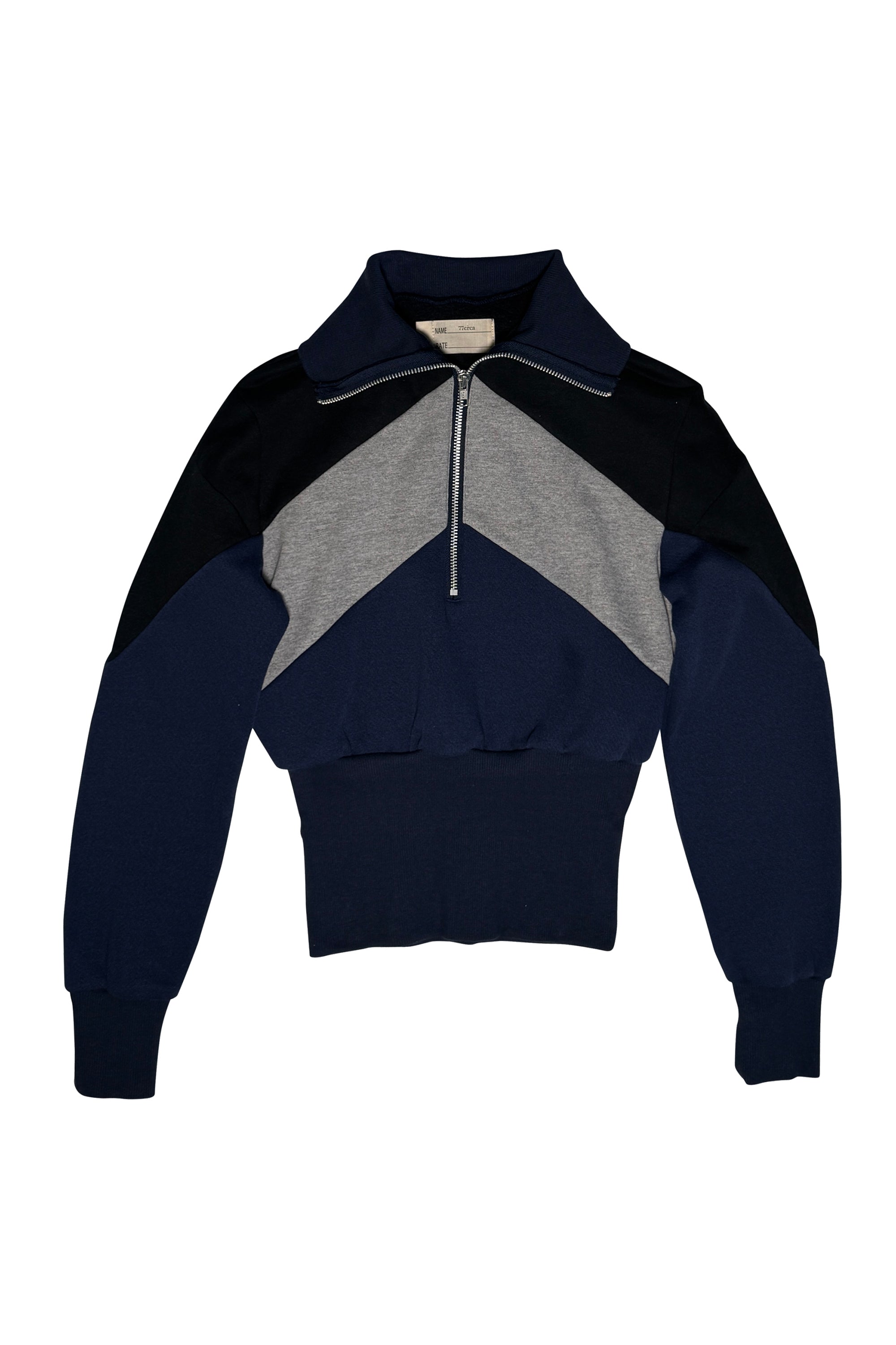 circa make triangle cutback turtle pullover sweat top