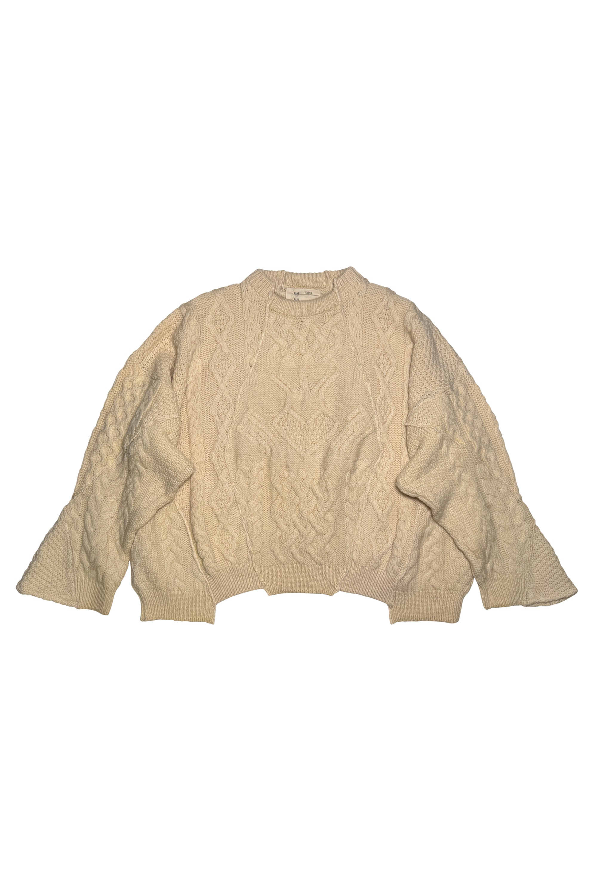 circa make track jacket cutback fisherman sweater -0ff white-