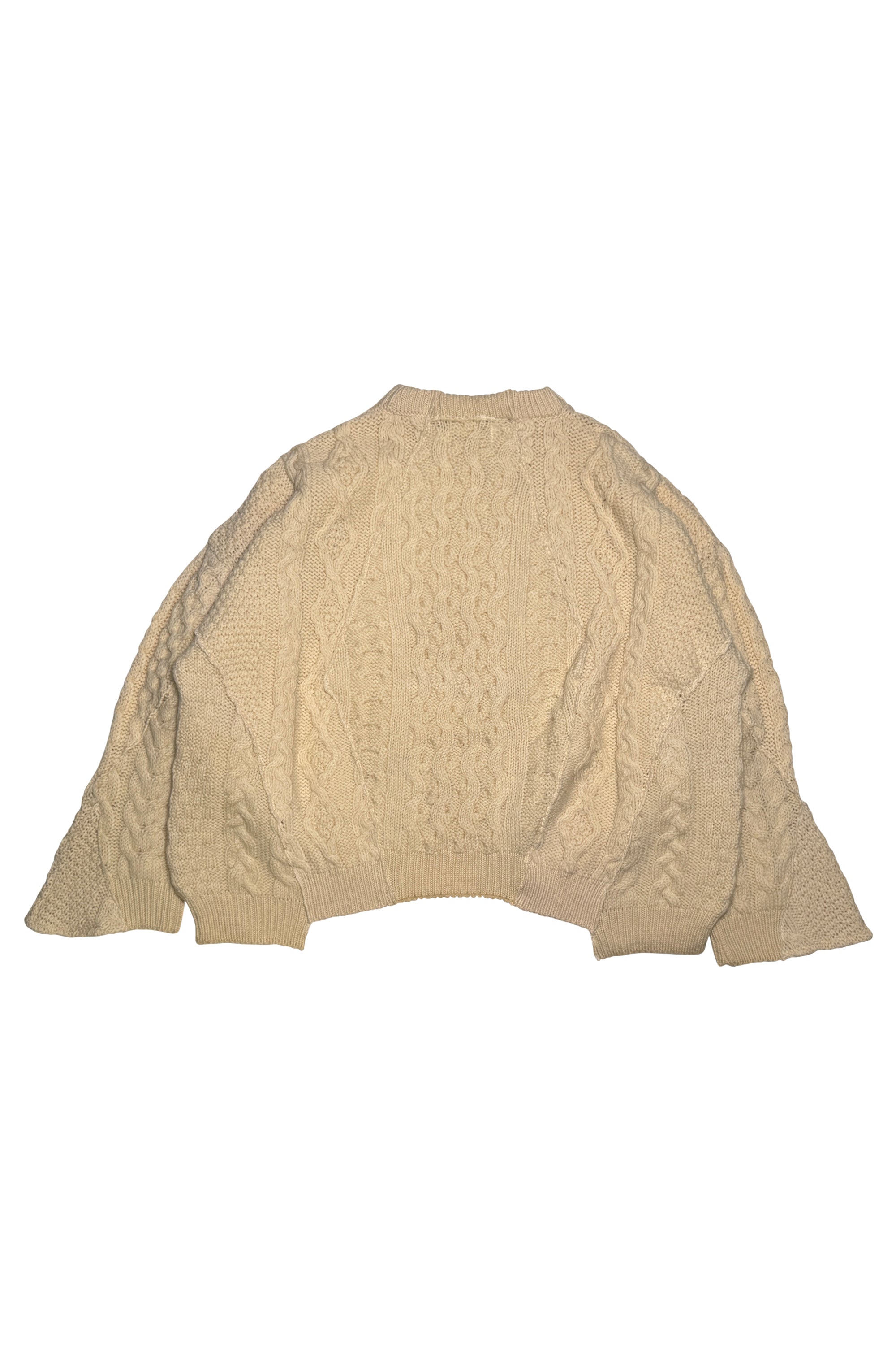 circa make track jacket cutback fisherman sweater -0ff white-