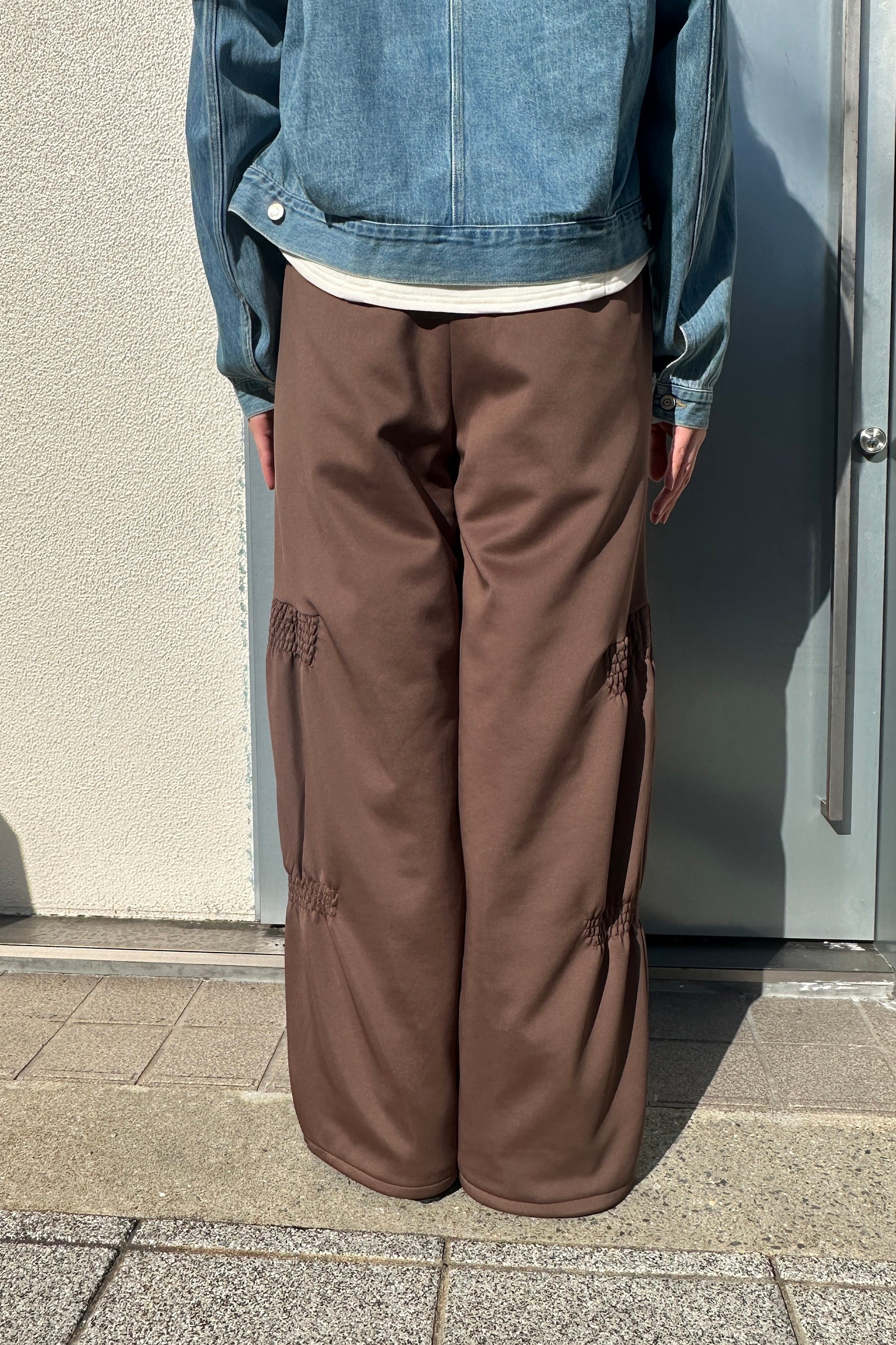 Padded Gathered Pants