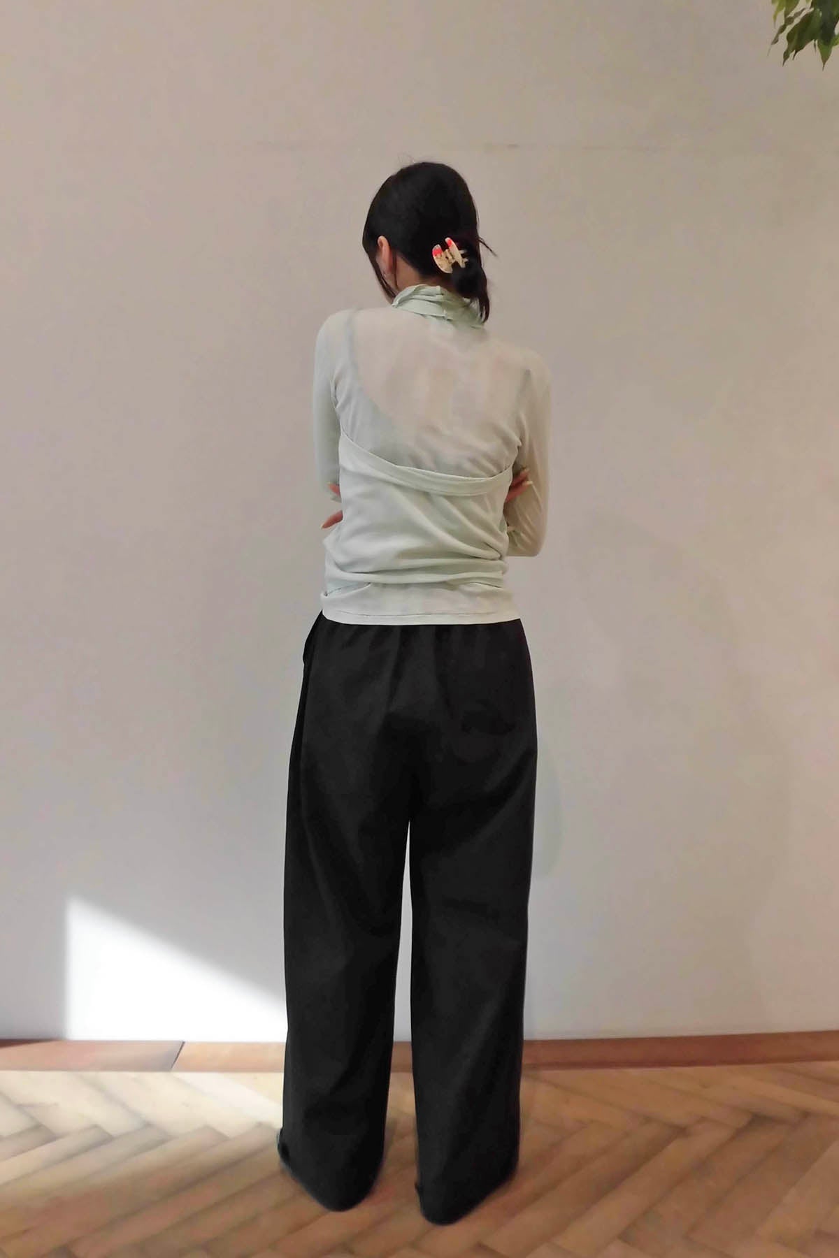 Belt Hem 2WAY Pants