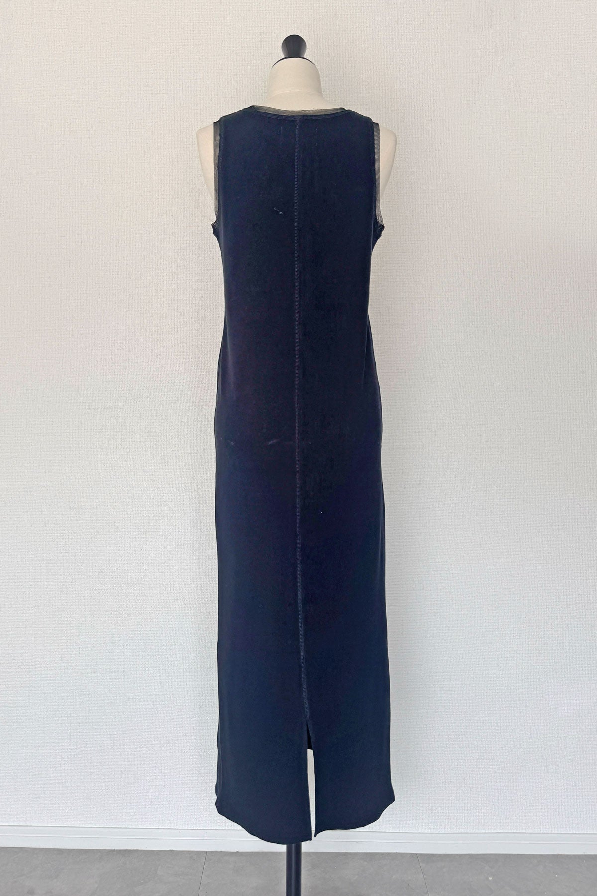 Tulle Docked Rib One Piece
