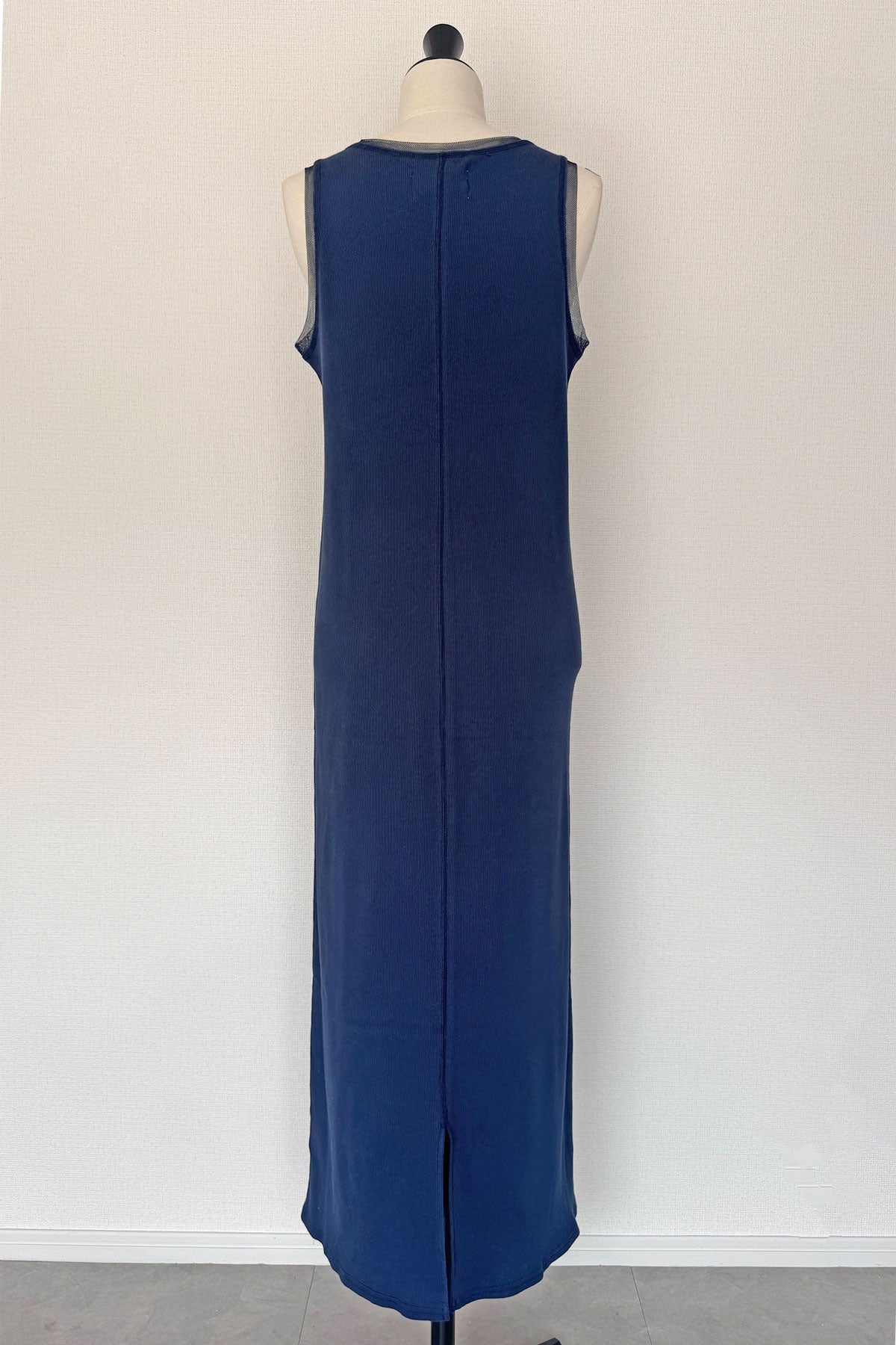 Tulle Docked Rib One Piece