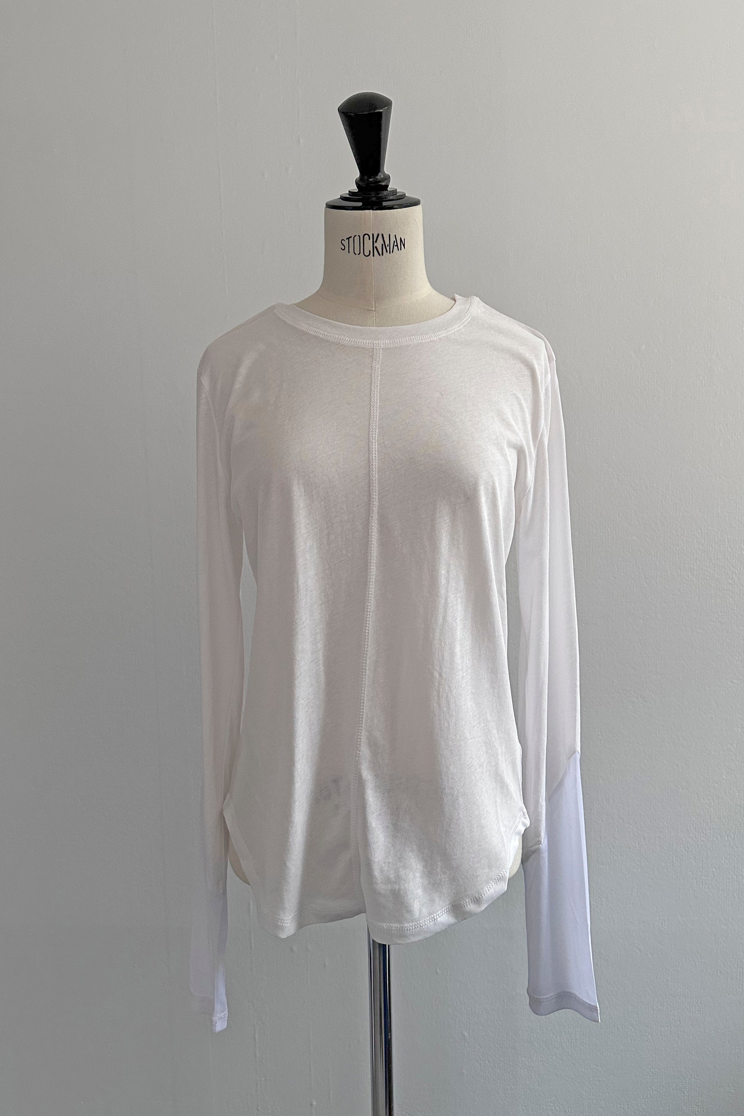 Sheer Sleeve Tight Tops