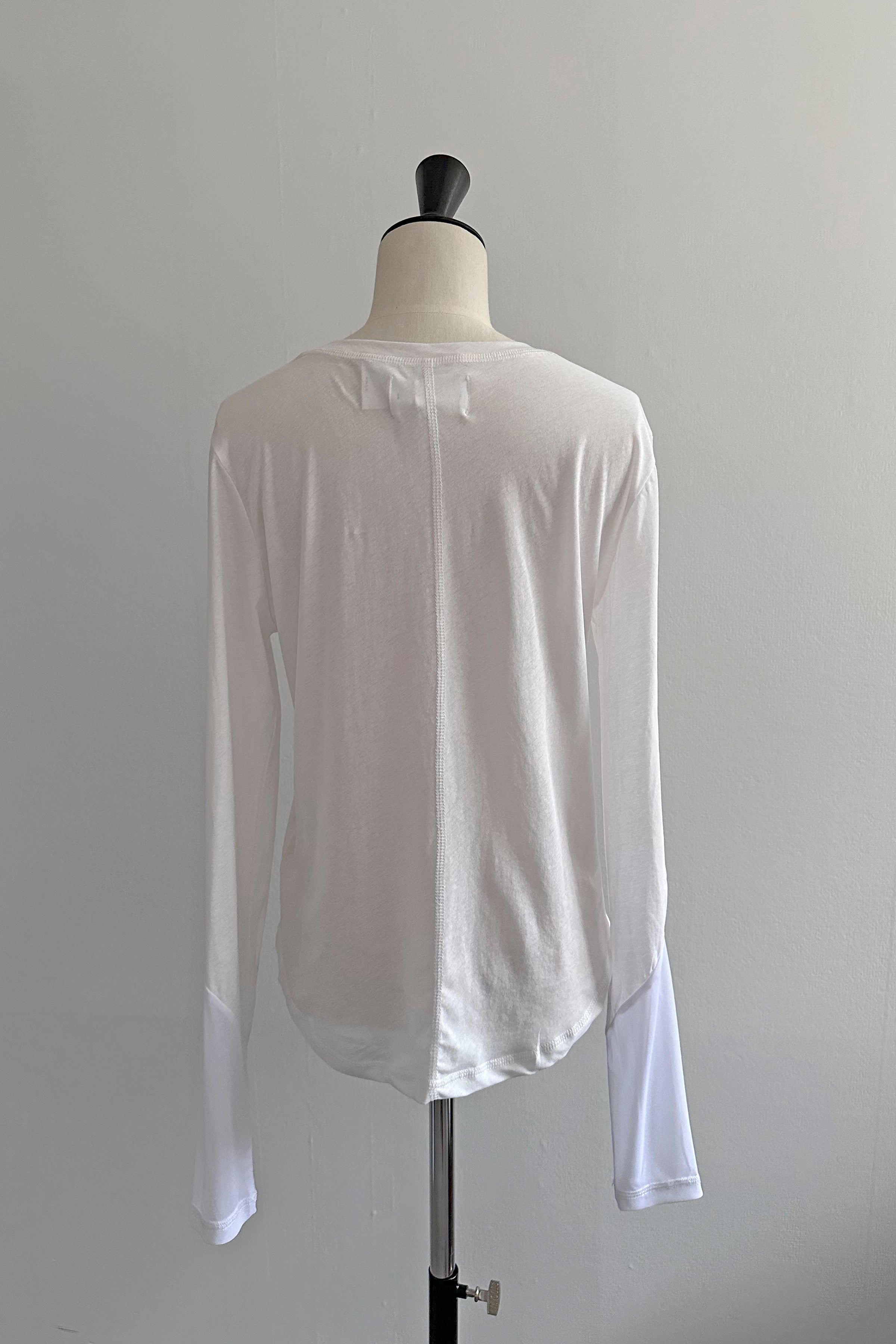 Sheer Sleeve Tight Tops