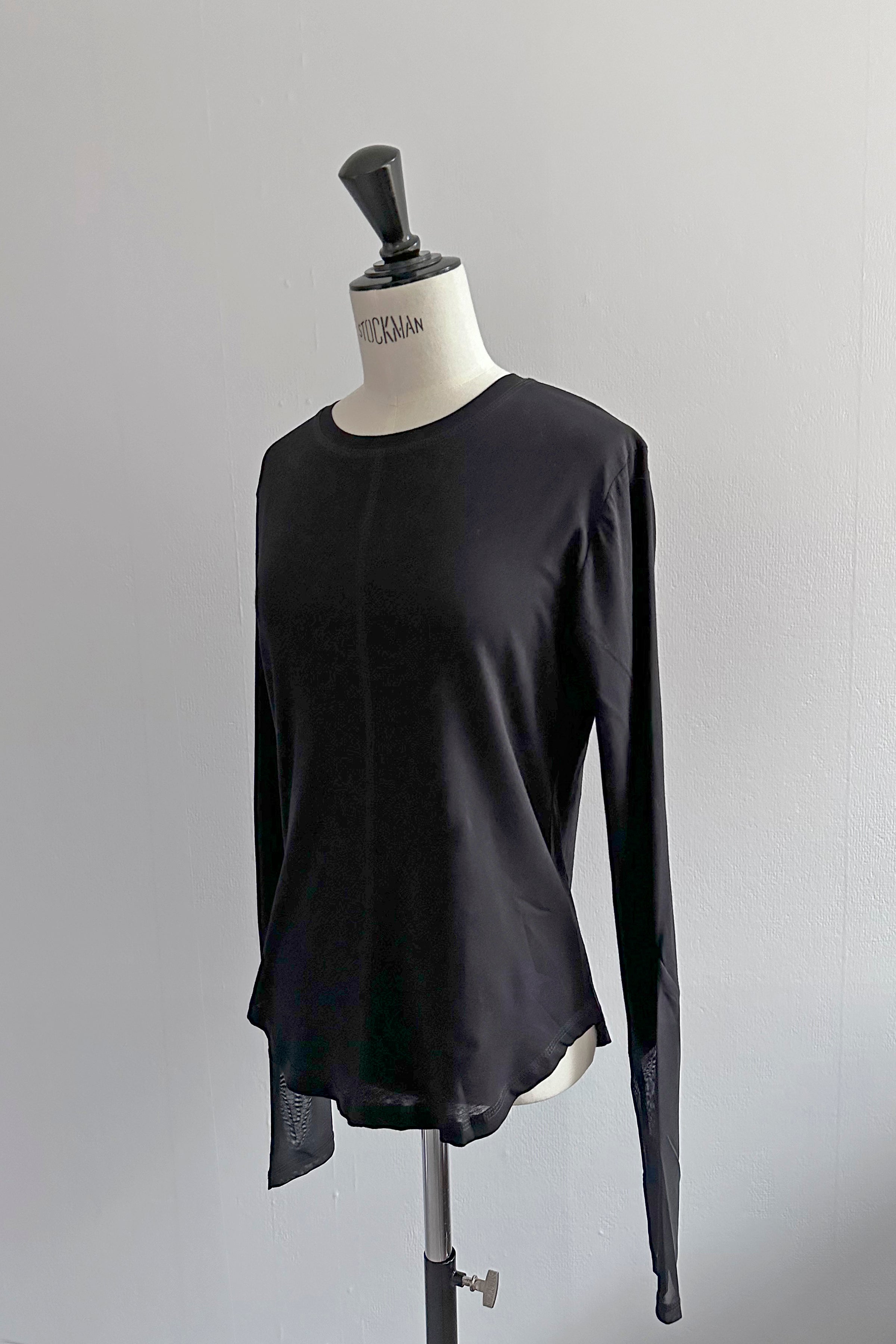 Sheer Sleeve Tight Tops