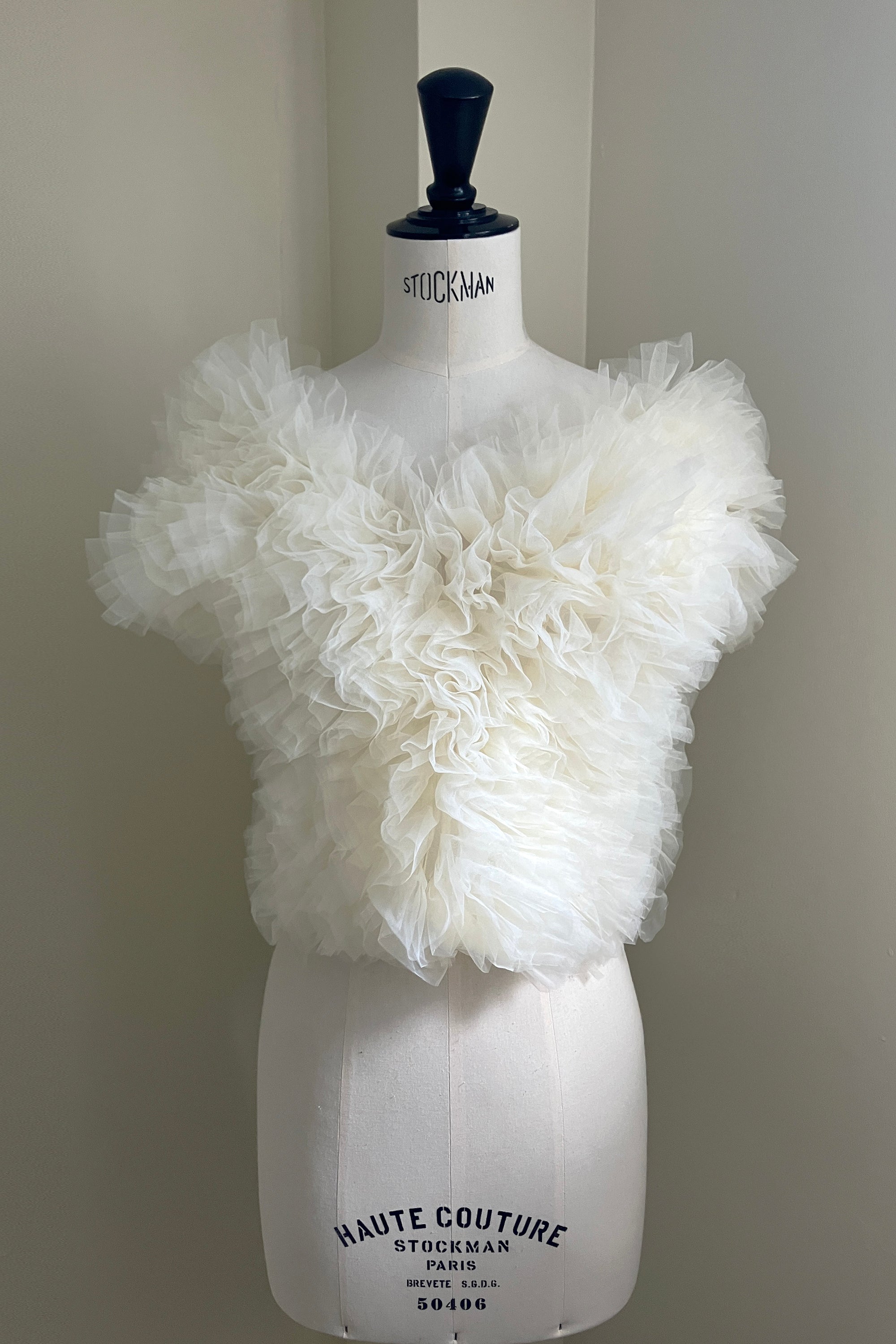 《WEB限定》Tulle Sleeveless Blouse