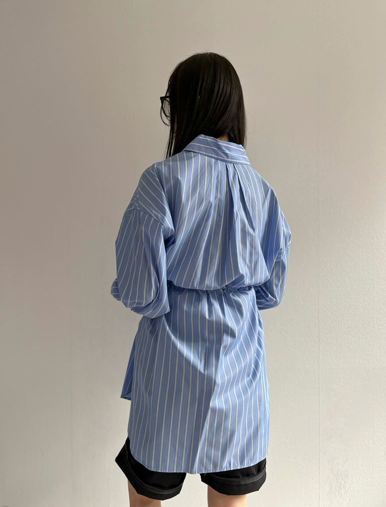 Drost Stripe Shirt / BLUE / 156cm