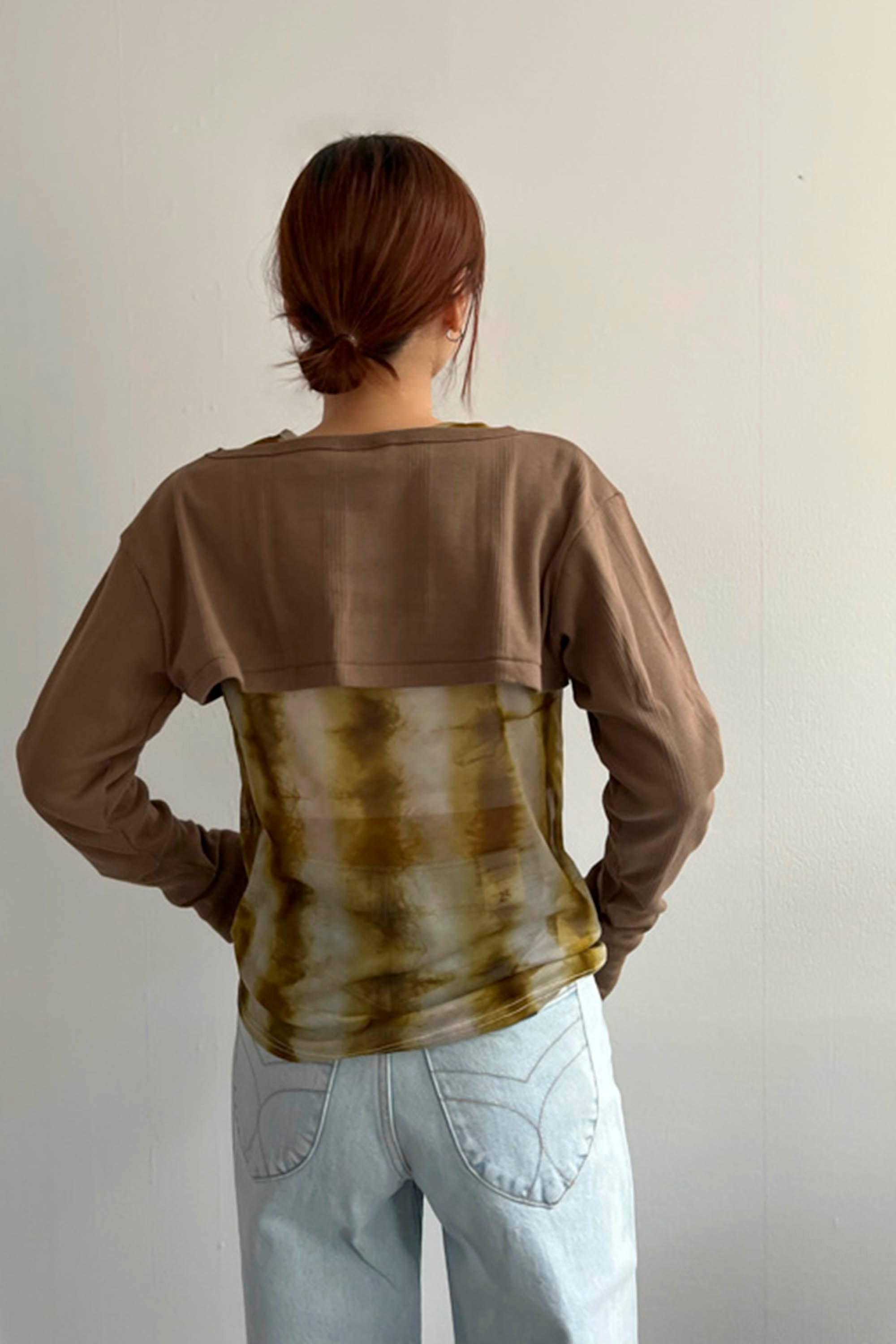 〔miller〕Prib cropped LS Tee