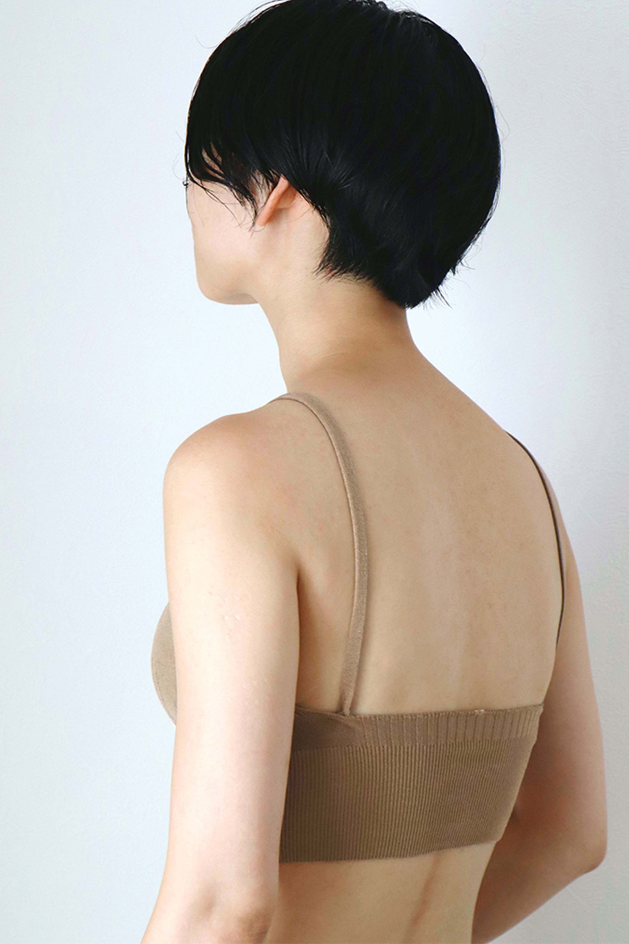 V Neck Knit Bra Top［50%OFF］