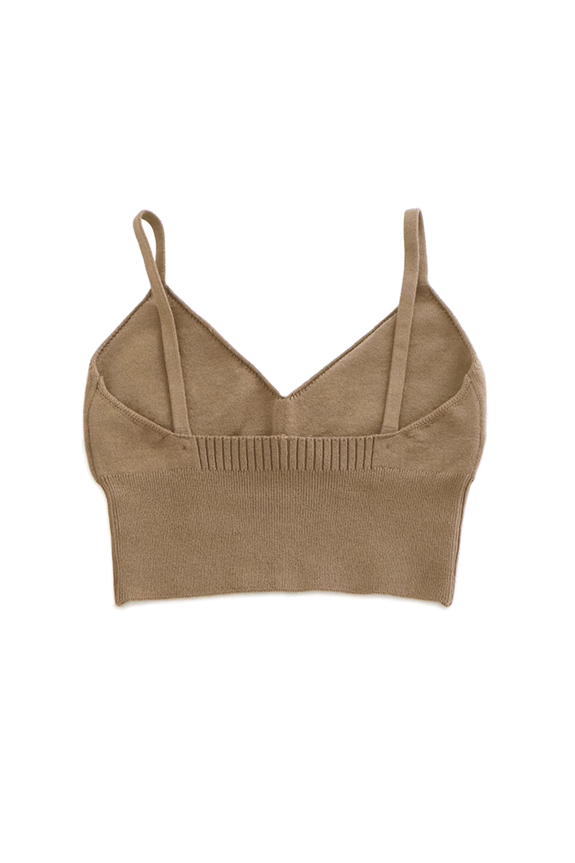 V Neck Knit Bra Top［50%OFF］