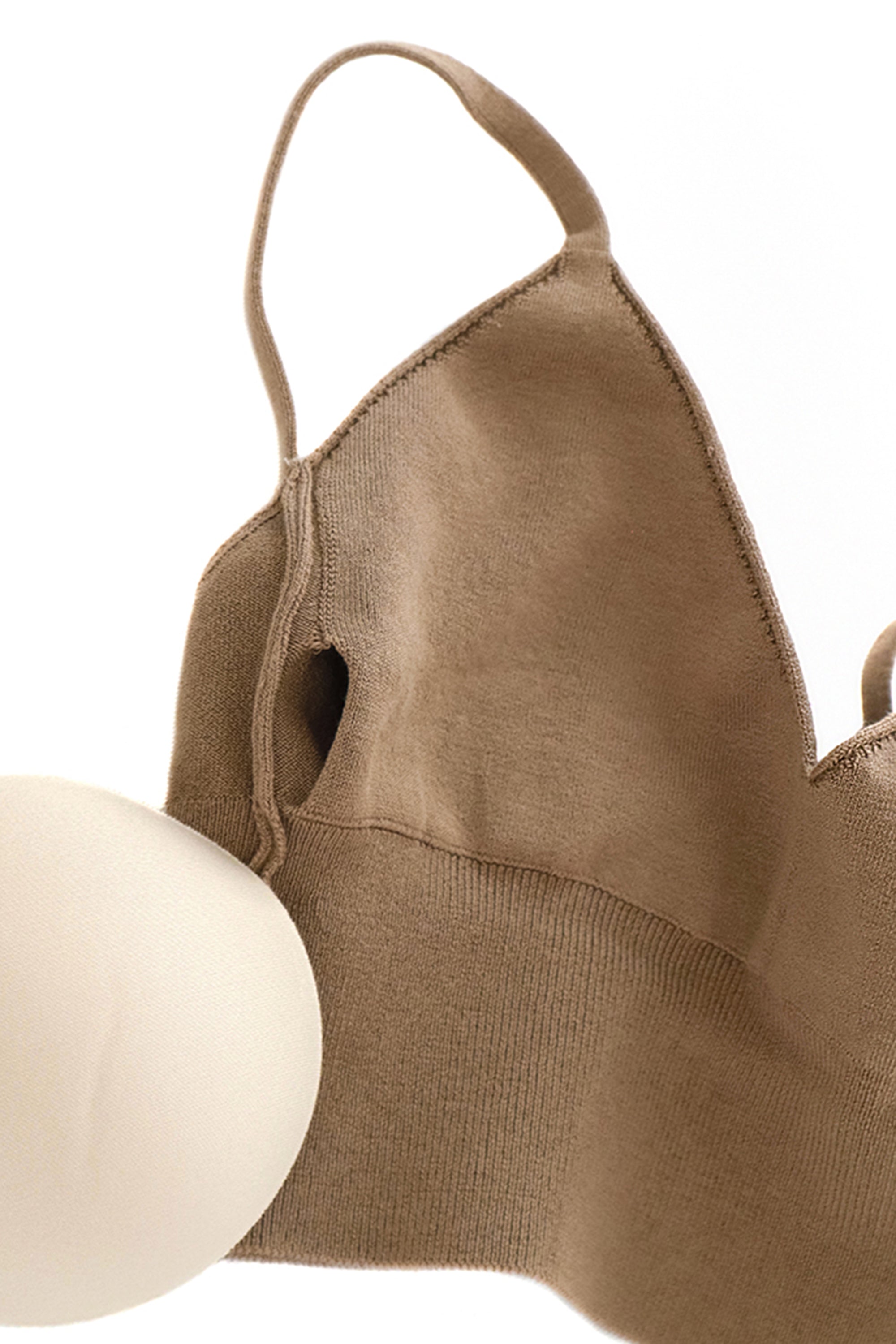 V Neck Knit Bra Top［50%OFF］
