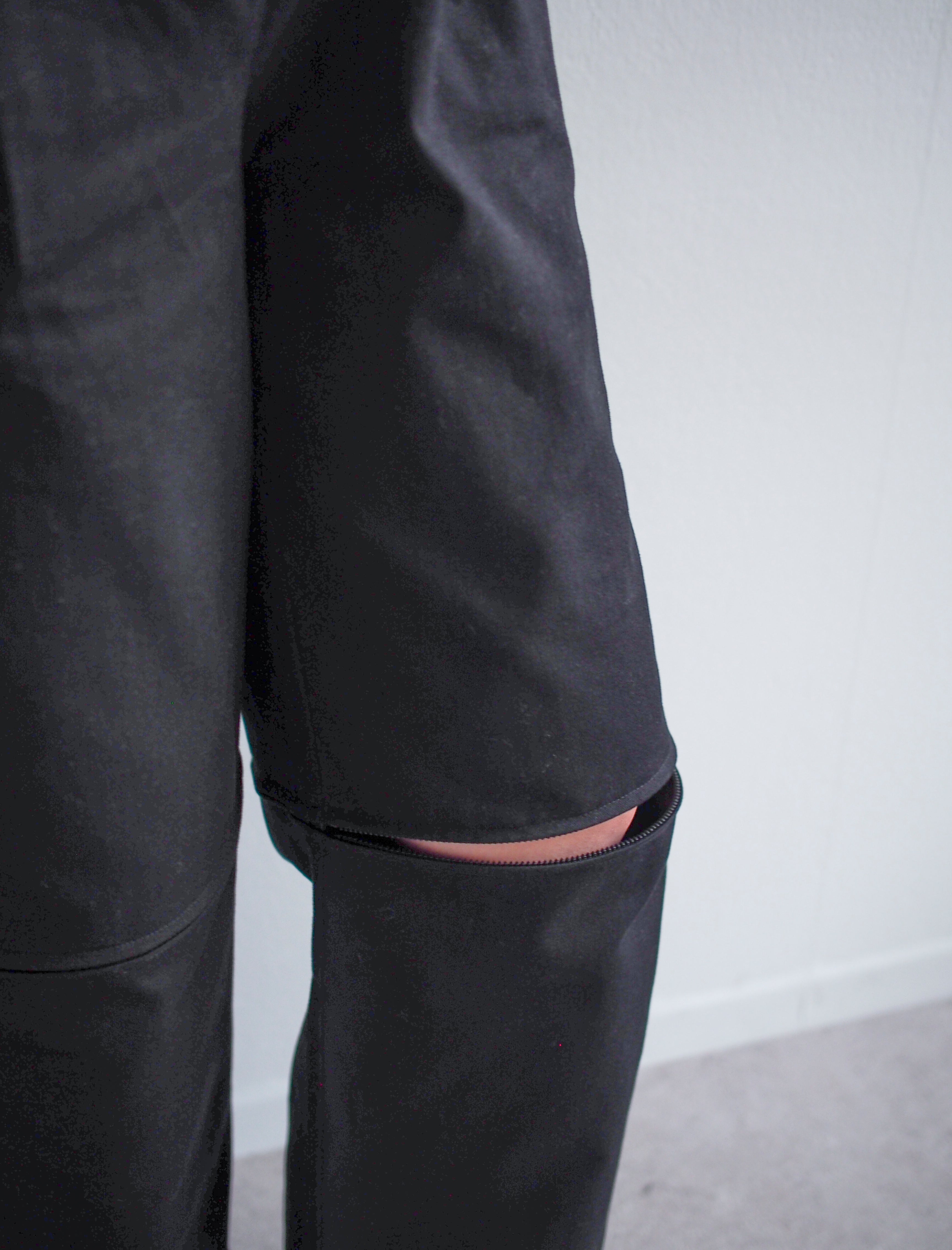 Zip Pants / M / BLACK / 163cm