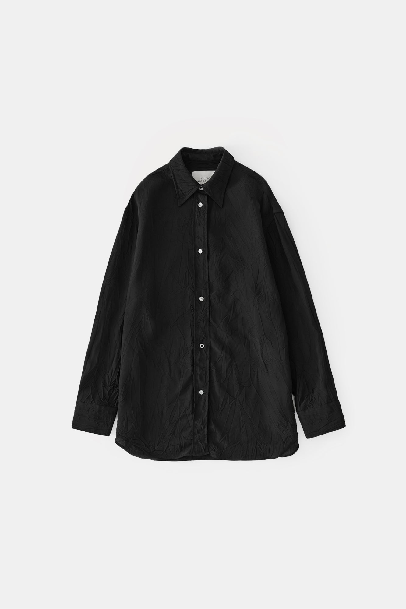 〔Studio Nicholson〕ROUEN SHIRT IN BLACK
