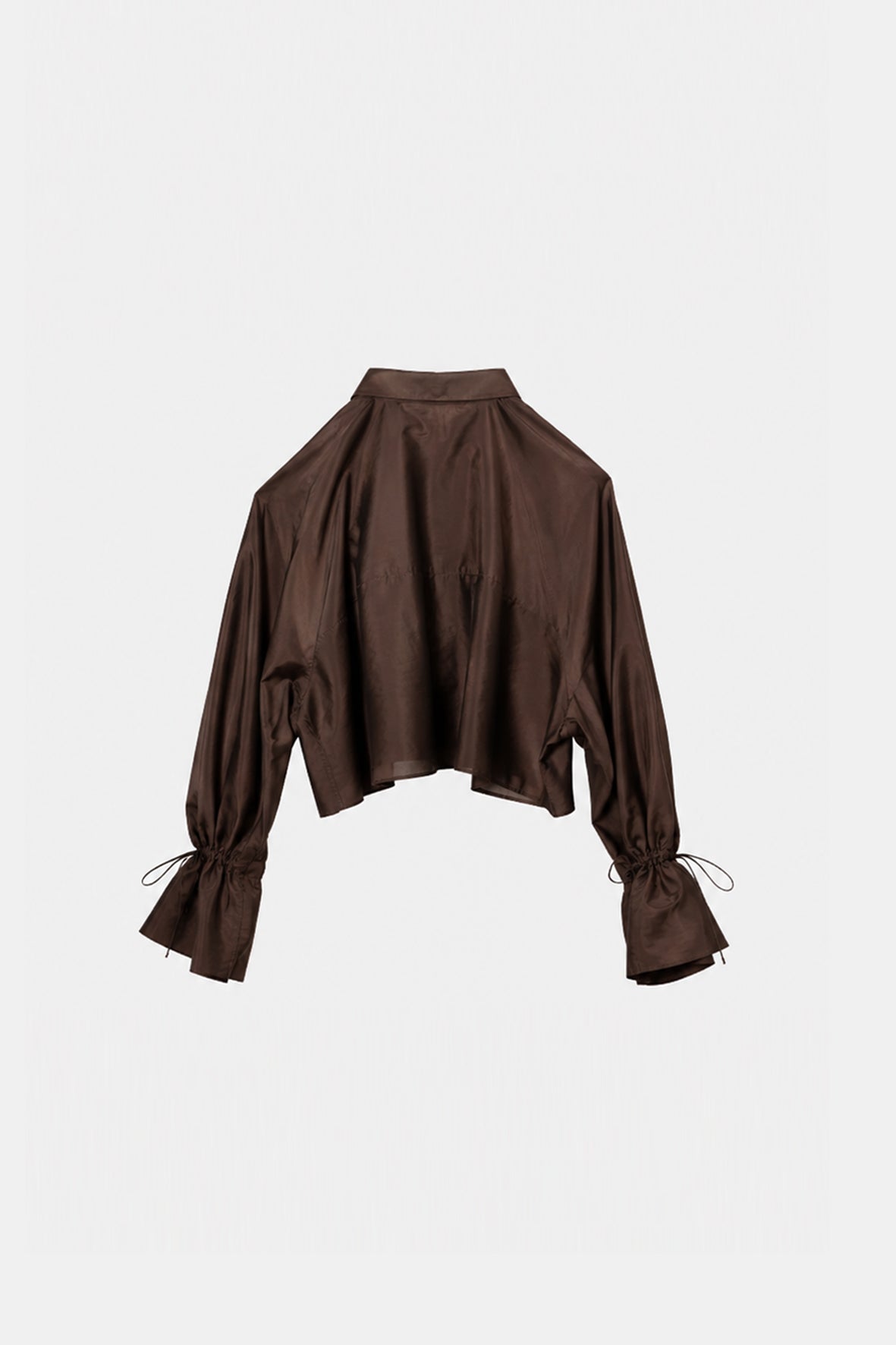 Sheer Drawsting Shirts