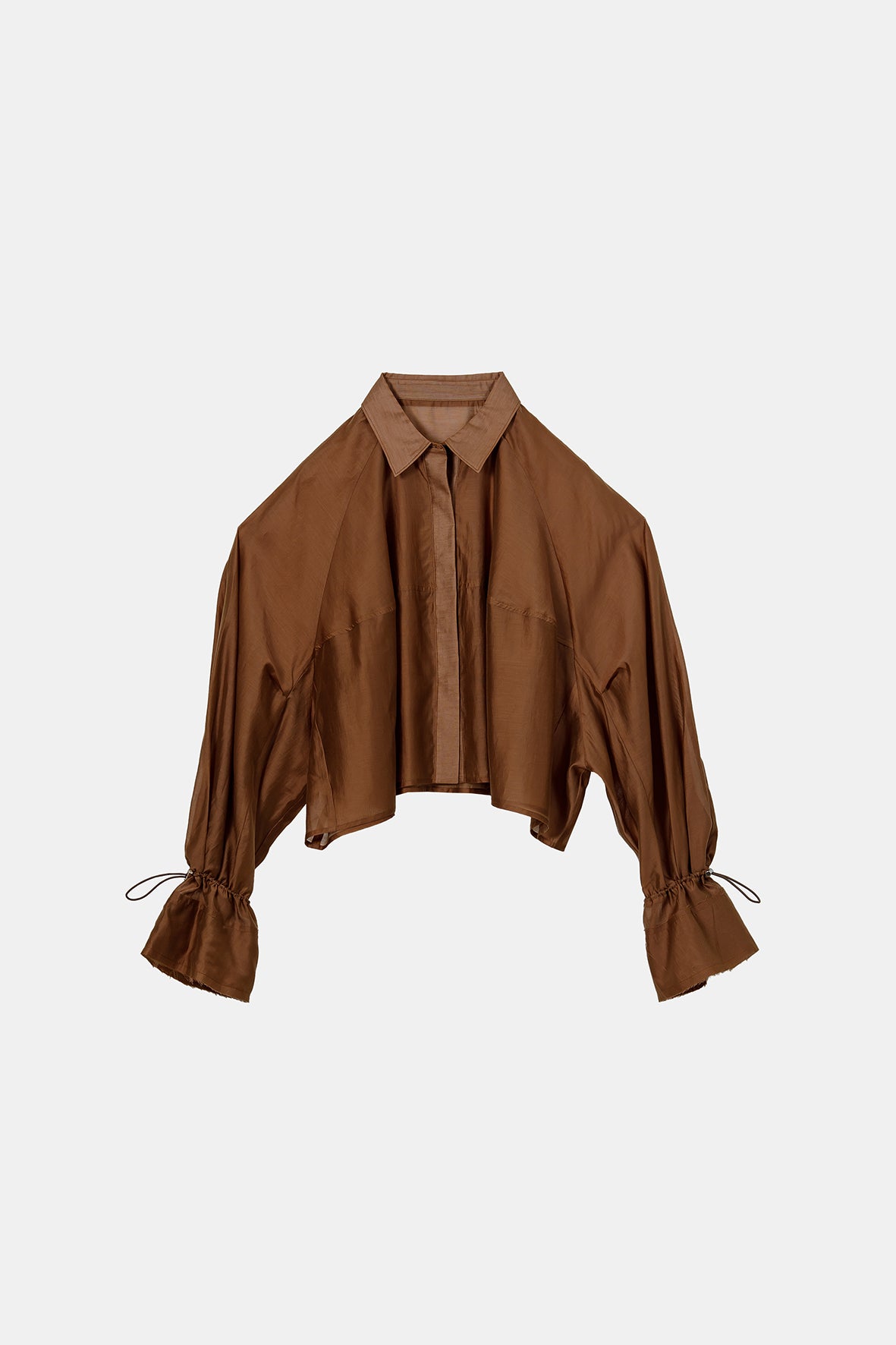 《残り僅か》Sheer Drawsting Shirts