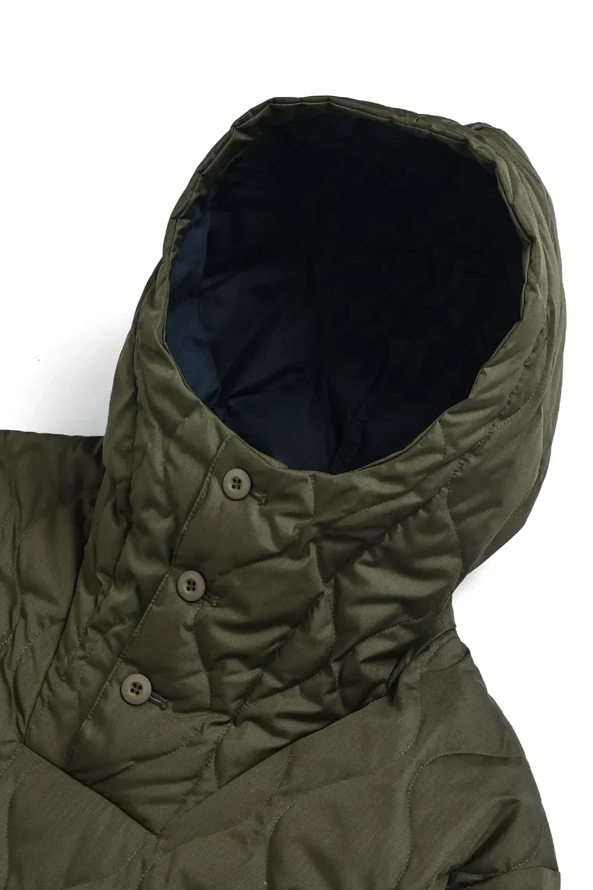 MILITARY PULL OVER DOWN HOODIE