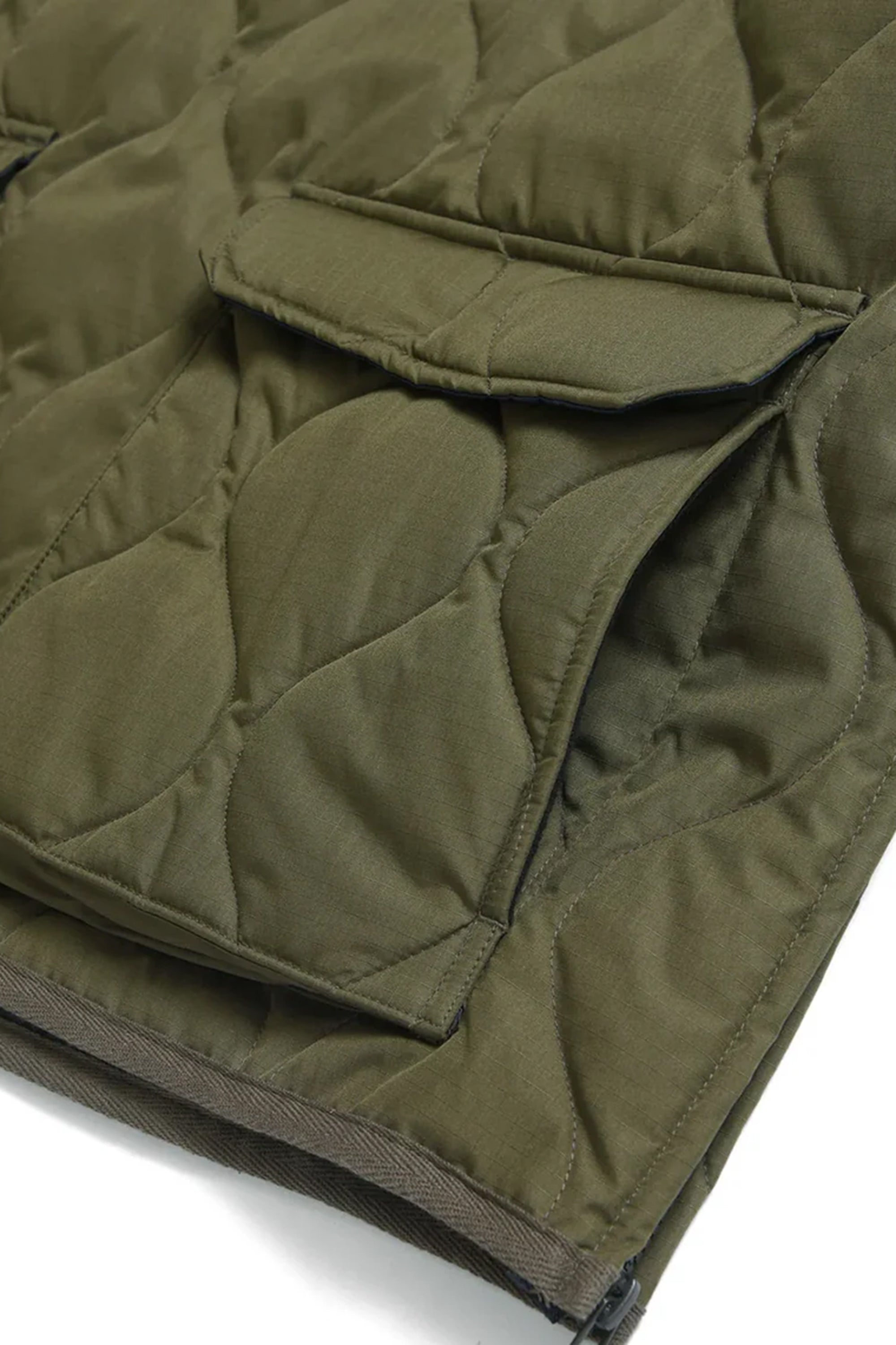 MILITARY PULL OVER DOWN HOODIE