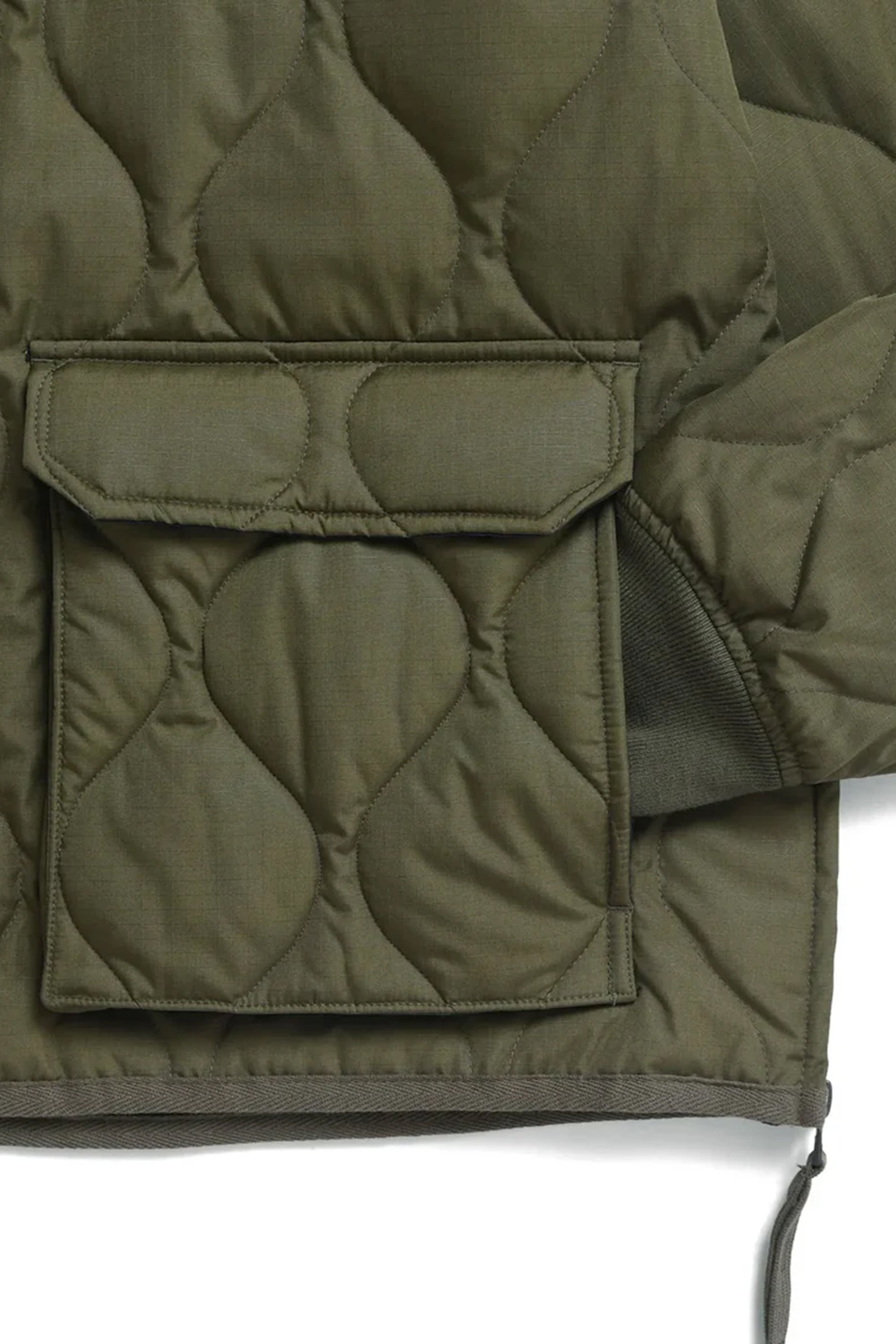 MILITARY PULL OVER DOWN HOODIE