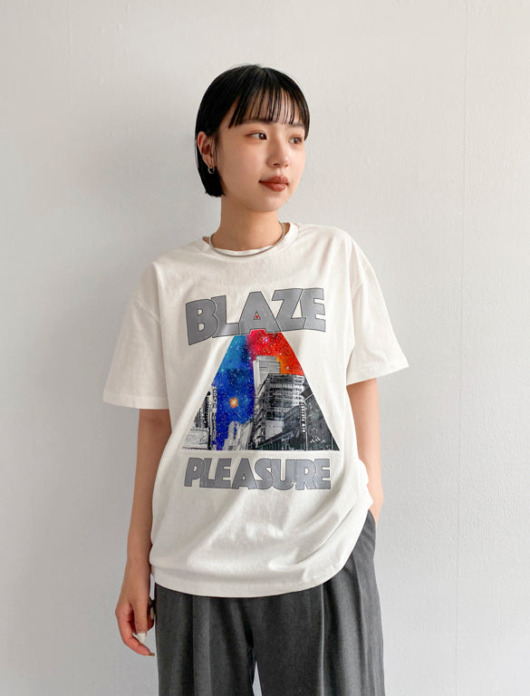 Rock T-shirt / WHITE / 158cm