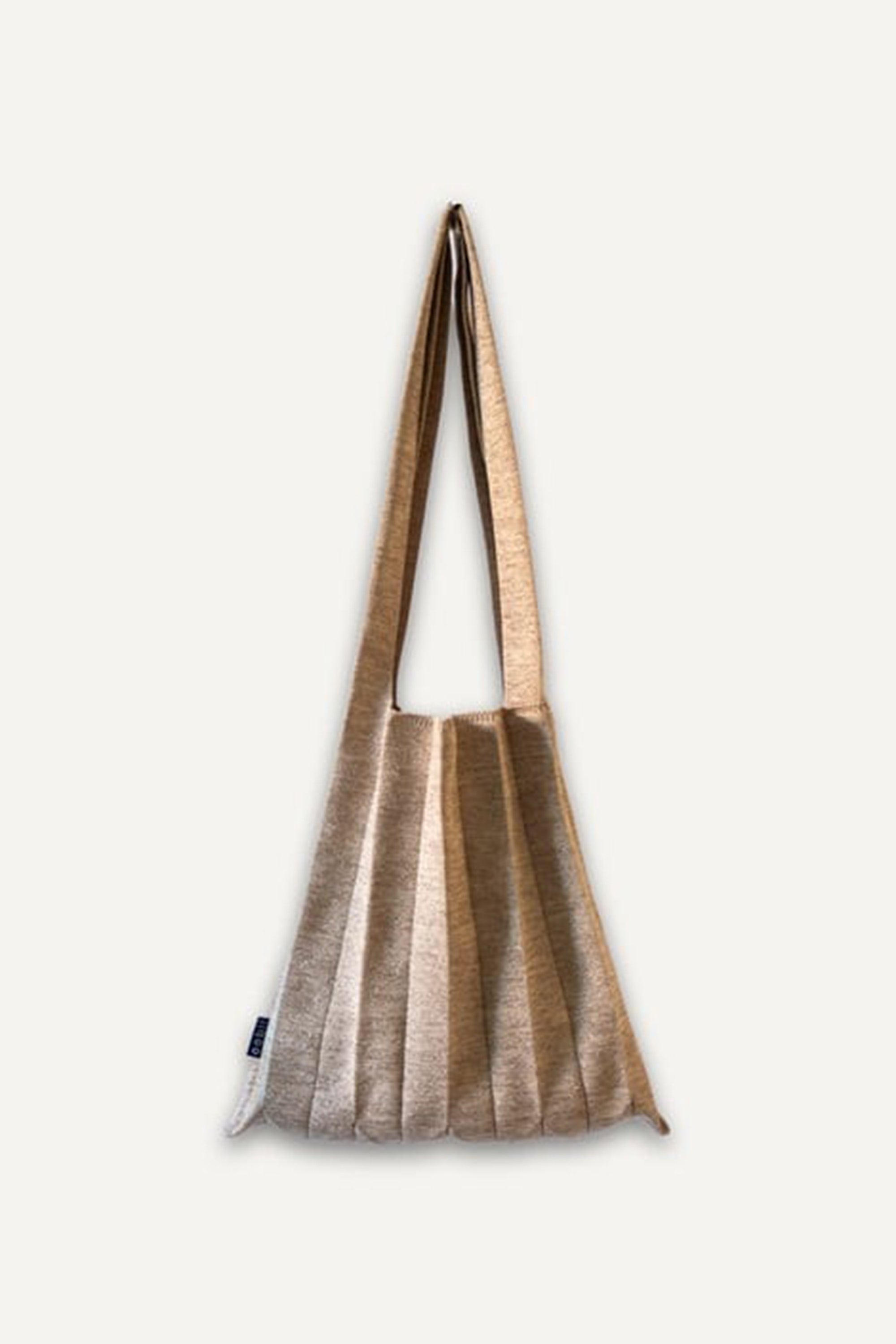 Pleats Knit Bag  / Middle  -Shiny-