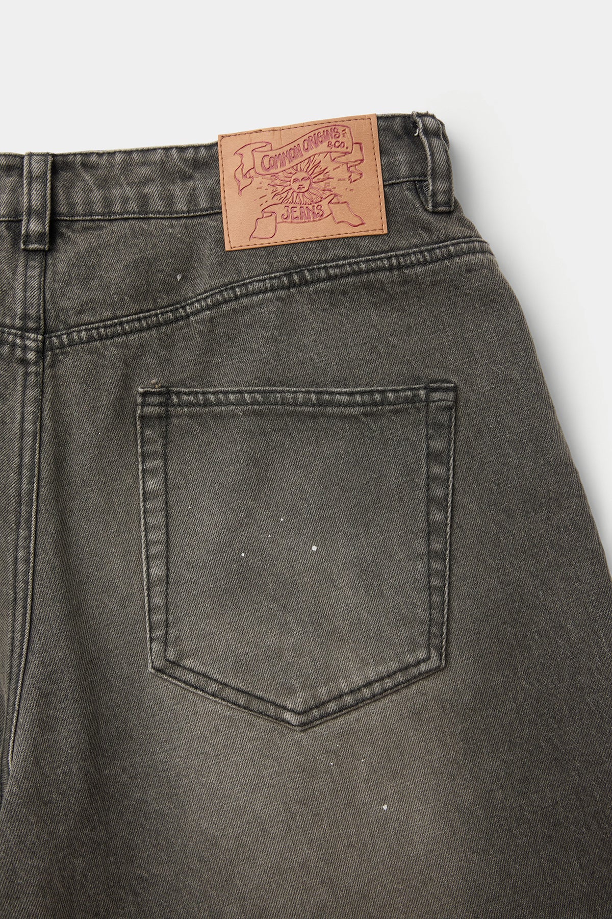 Back Side Washed Brown Jeans