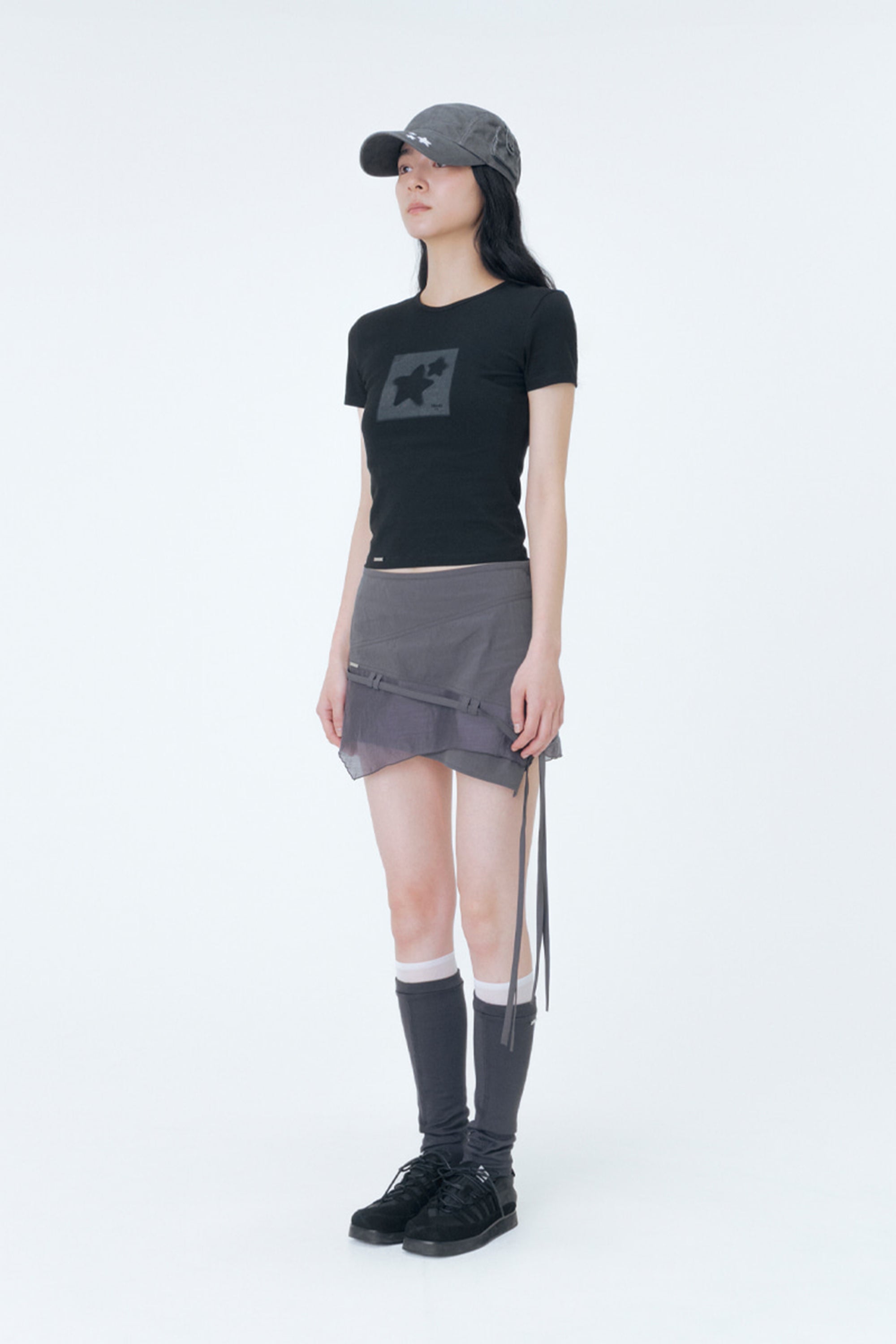 Midnight stars fitted short sleeve