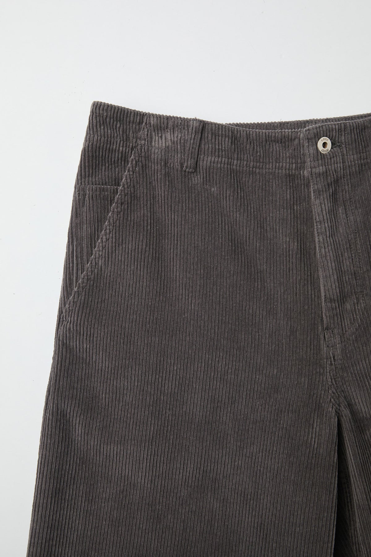 Corduroy carpenter pocket pants (Cinder gray)