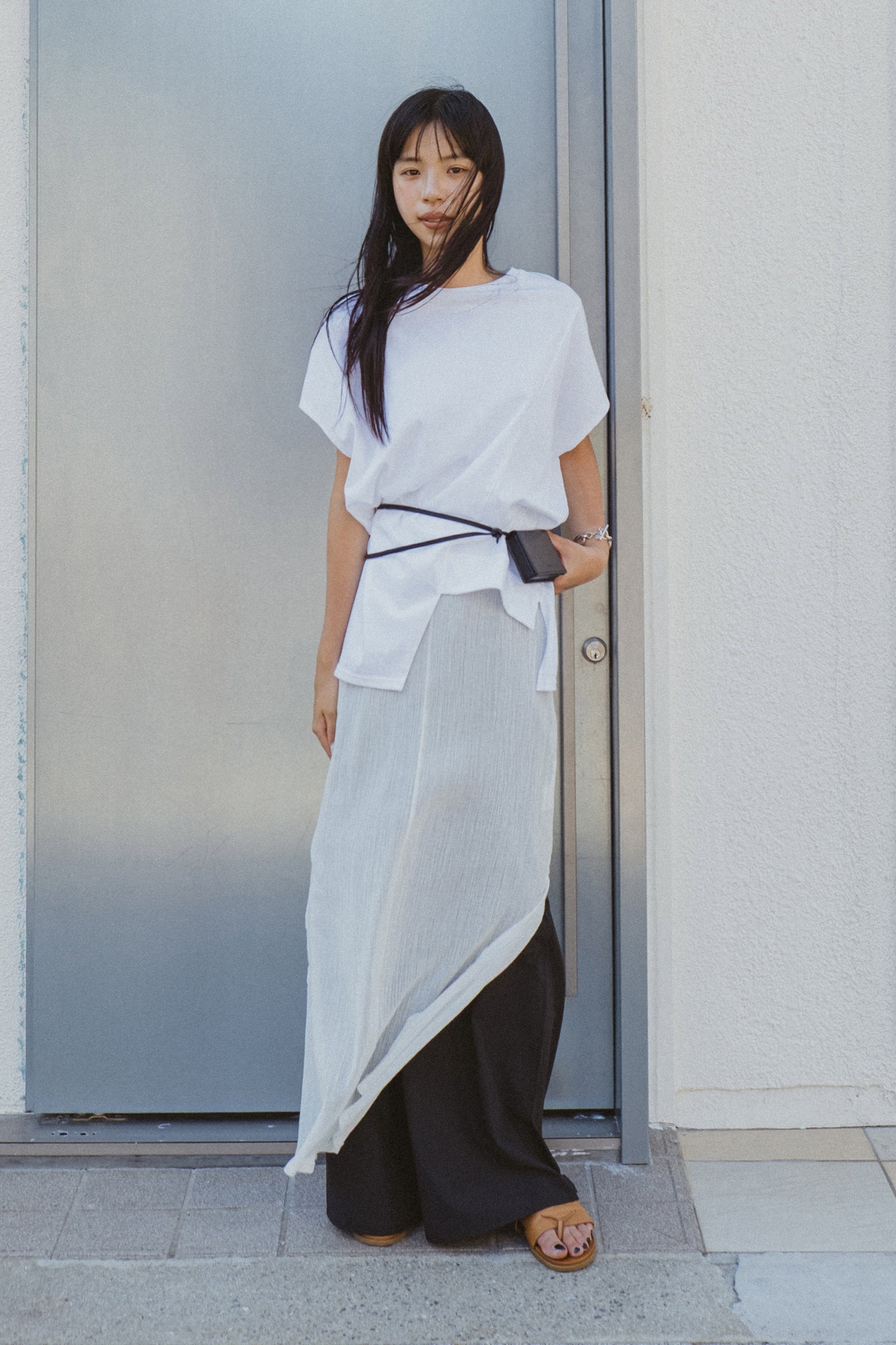 《残り僅か》Back Slit Tee［30%OFF］
