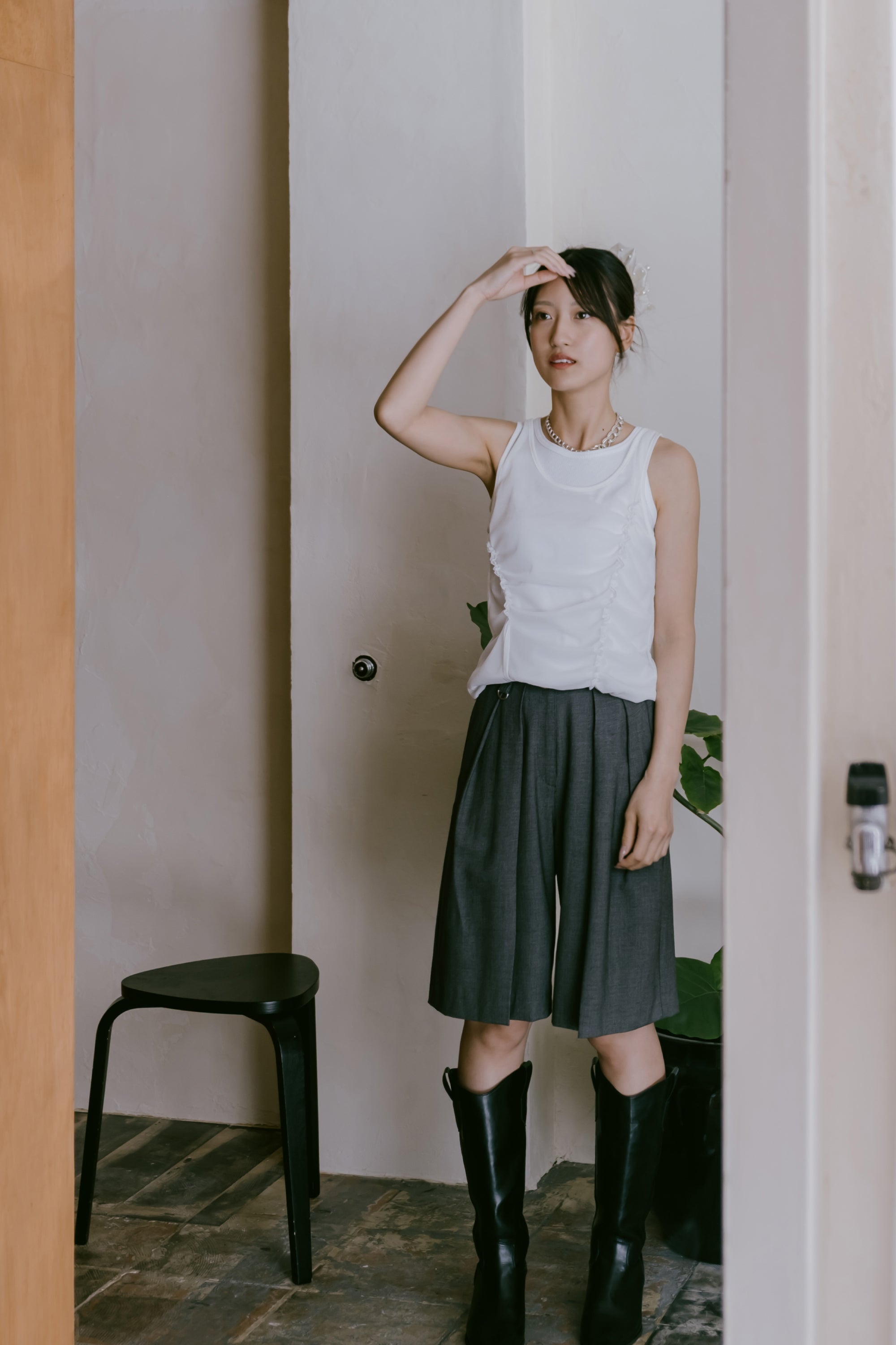 Tucked shorts