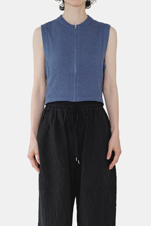 Zipper Mood Tank  "yellow/blue"