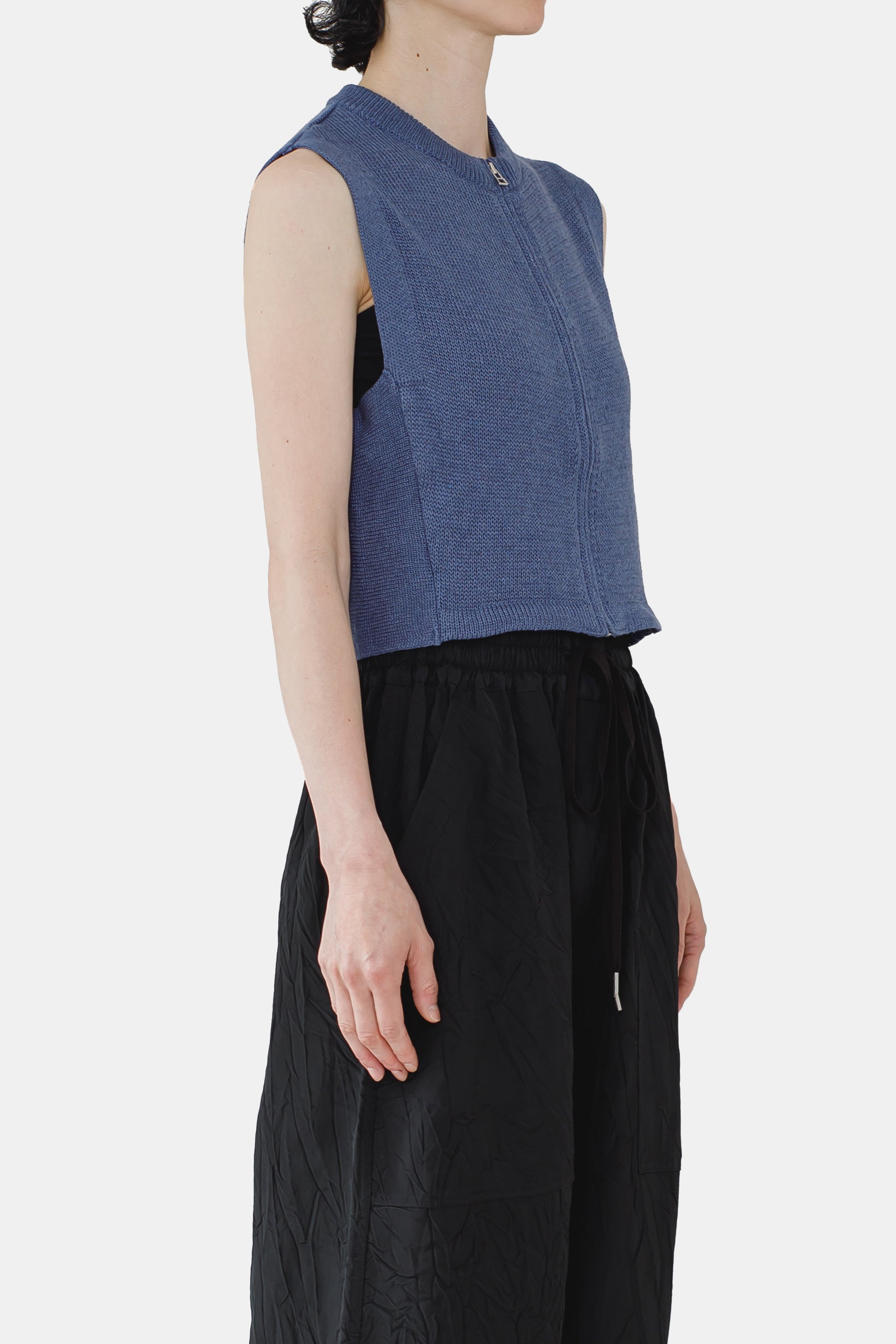 Zipper Mood Tank  "yellow/blue"