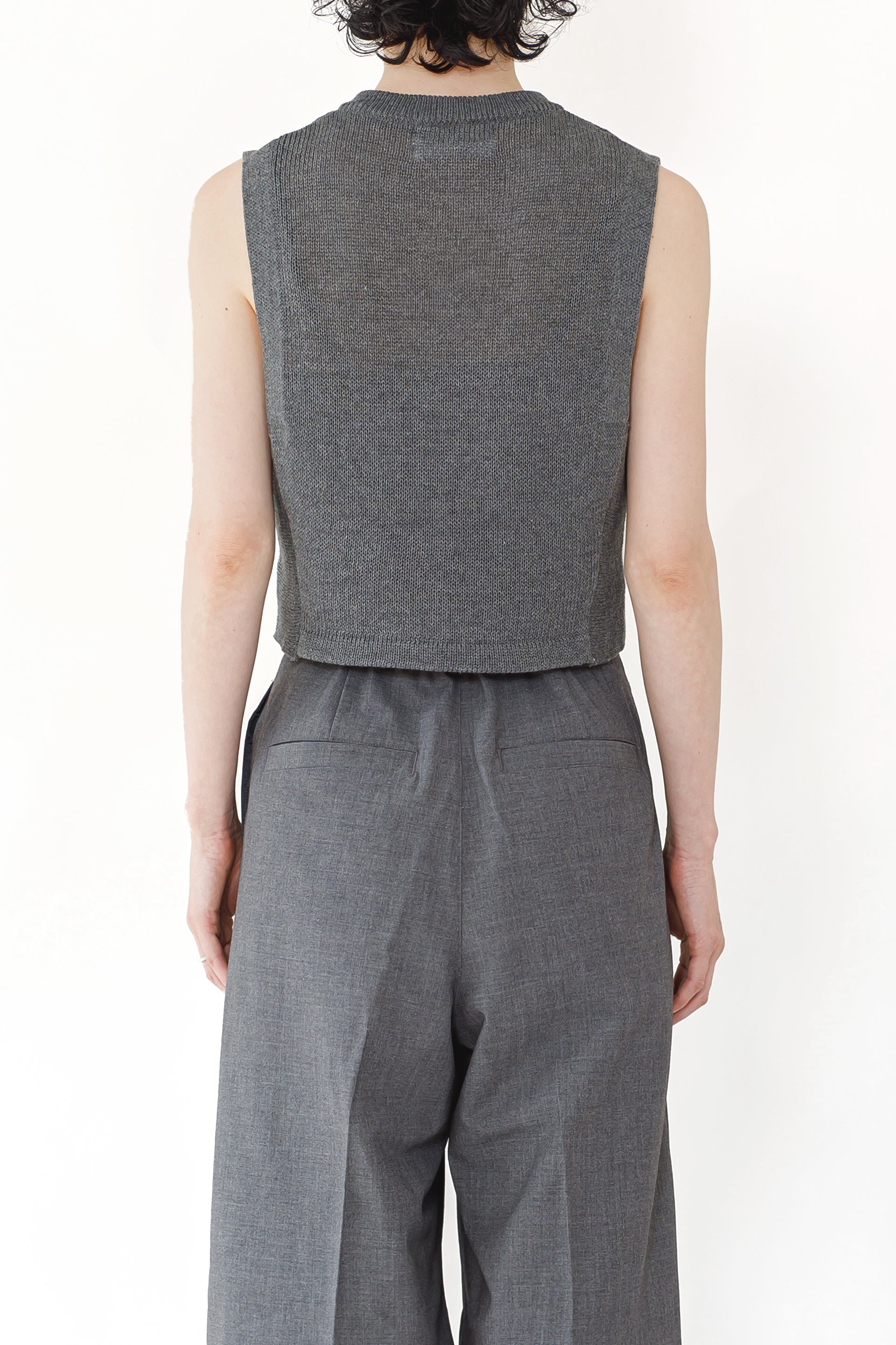 Zipper Mood Tank "gray"